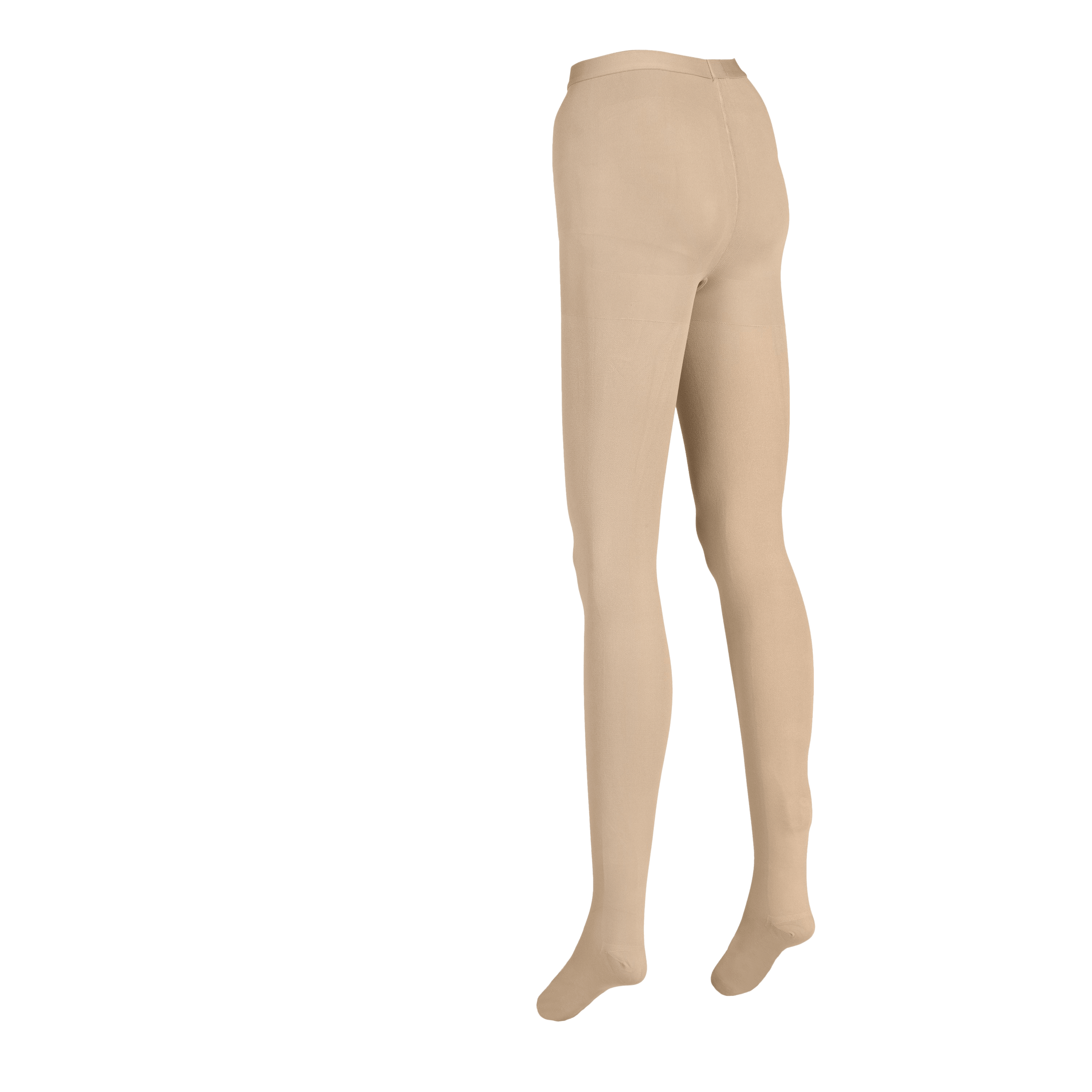 Womens Compression Pantyhose for Swelling 20-30mmHg with Open Toe - Beige,  Small 