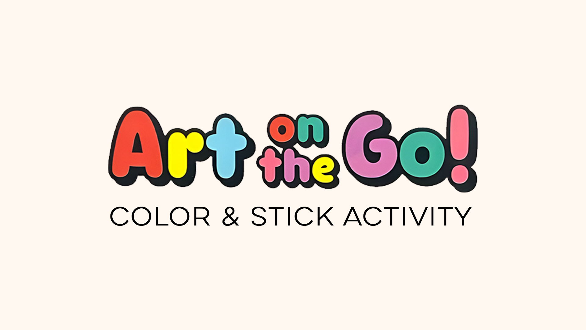 thumbnail video image 2 of Bright Stripes Art on the Go Going Dotty Ocean Theme Travel Kit for Kids, Coloring Set with Crayons, Stickers and Activity Book, Ages 3+, 2 of 8