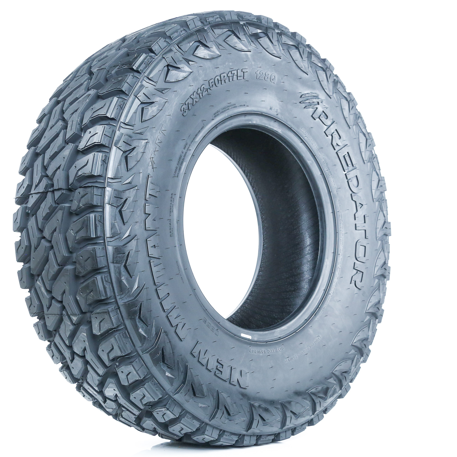 Predator Rugged Terrain Tire, New Mutant X-RT LT 37X12.50R17, Load