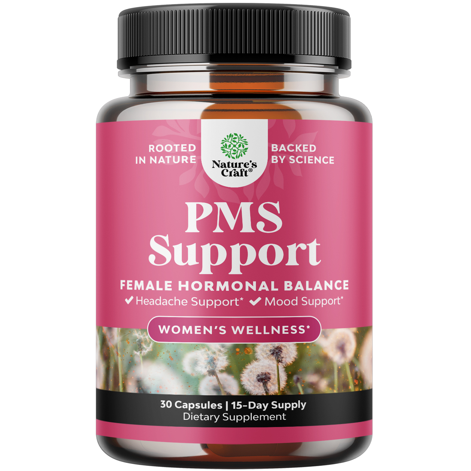 thumbnail video image 2 of Natures Craft PMS Support Supplement, Menopause Relief and Hormone Balance for Women, 30 Capsules, 2 of 10