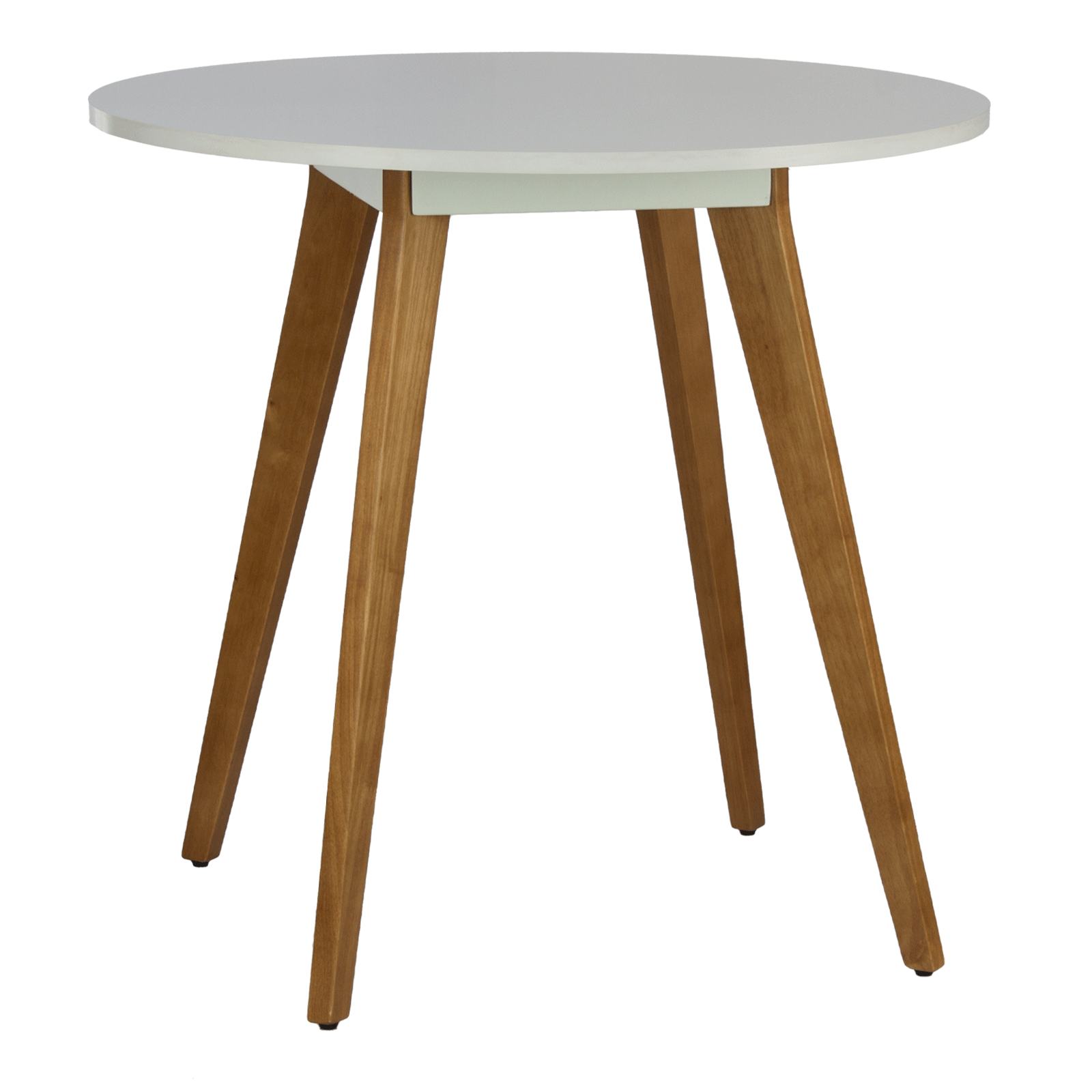 Homy Casa Rookie 31.5 in. White Square Manuefactured Wood Table Top Solid  Beech Wood Legs Dining Table ROOKIE SQUARE TABLE WHITE - The Home Depot