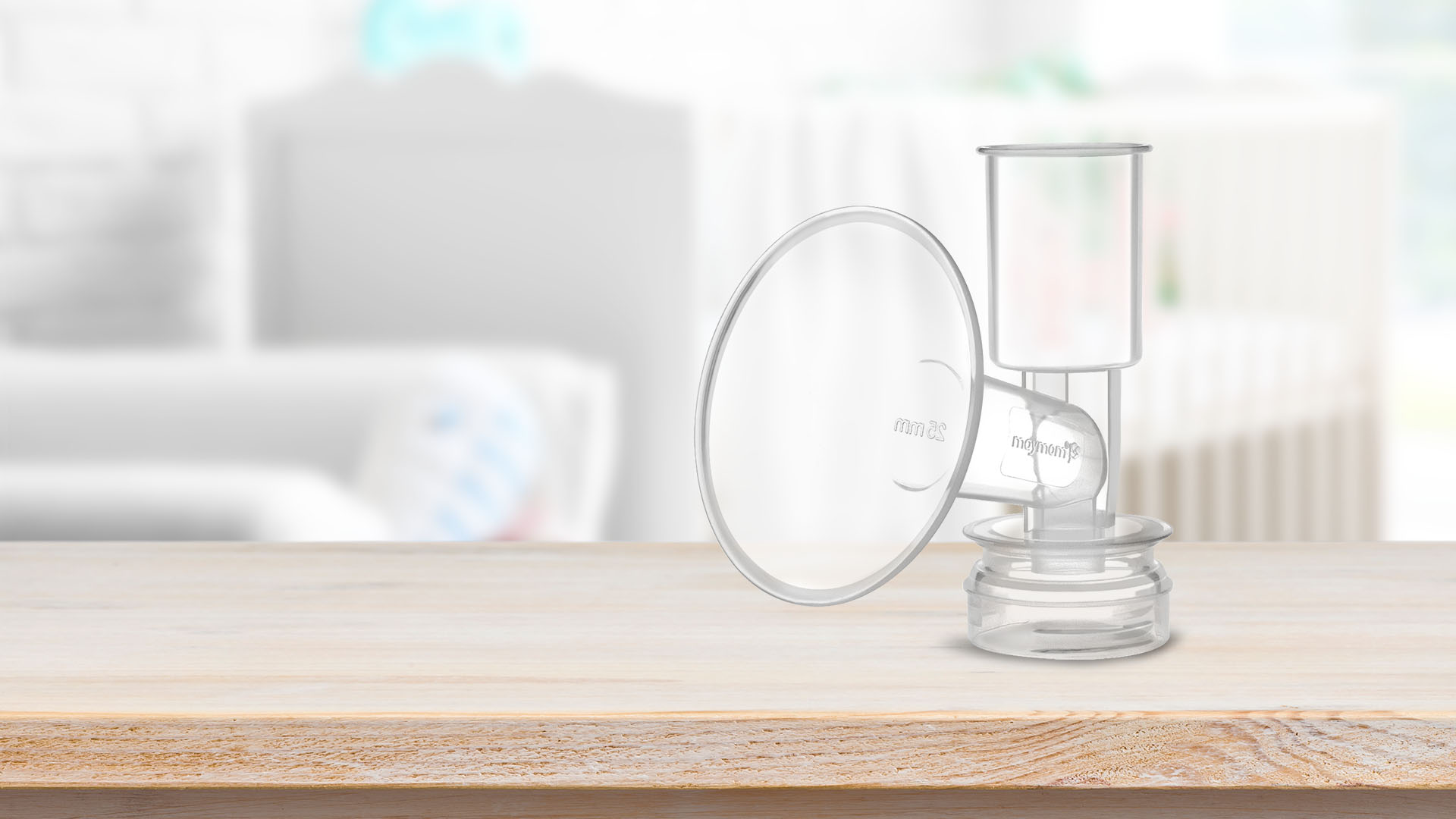 thumbnail video image 2 of Maymom Breast Shield Flange 17 mm Compatible with Ameda Breast Pumps Purely Yours, Finesse, NOT for Ameda Mya, 1 pc, 2 of 10