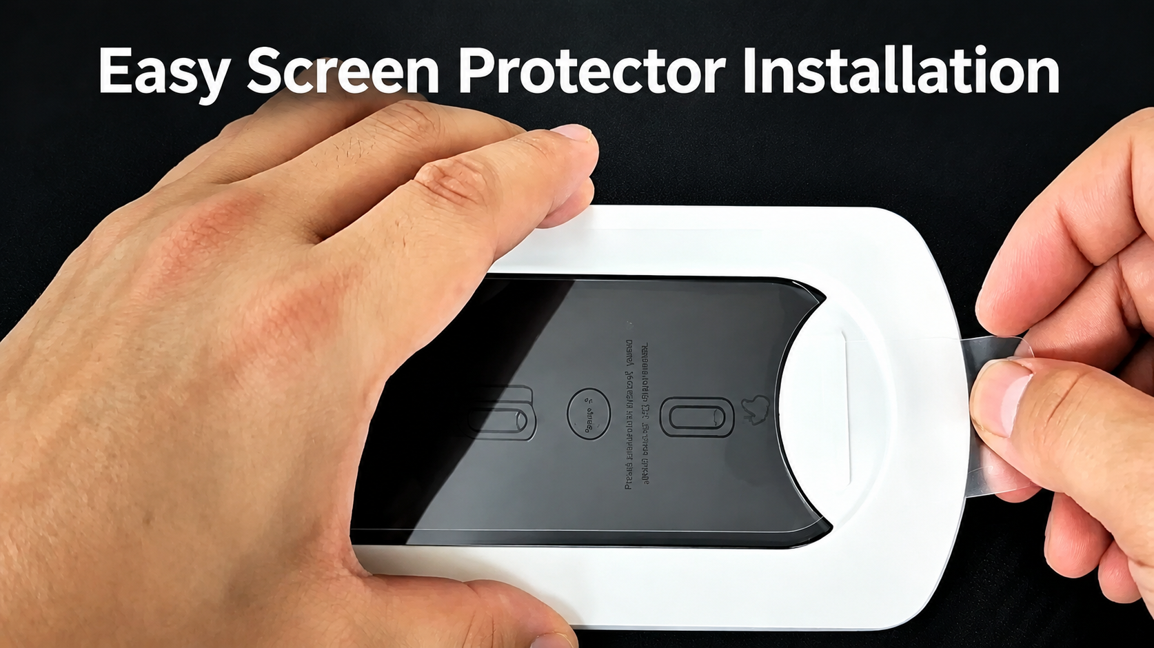 thumbnail video image 2 of Charlore 2 Pack Privacy Screen Protector for iPhone 17 Pro Max, 9H Tempered Glass, 28° Anti-Spy, Easy Installation Frame, Case-Friendly Design, 2 of 11