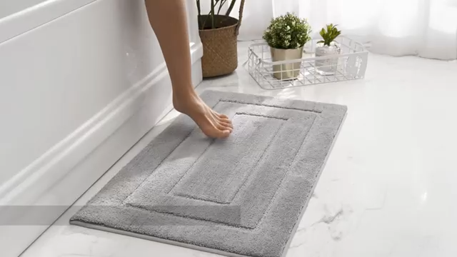 thumbnail video image 2 of GRANNY SAYS Bathroom Rugs Sets, Soft Absorbent Bath Mats, Non Slip Washable Bath Rugs, 2-Set, Blue, 2 of 10
