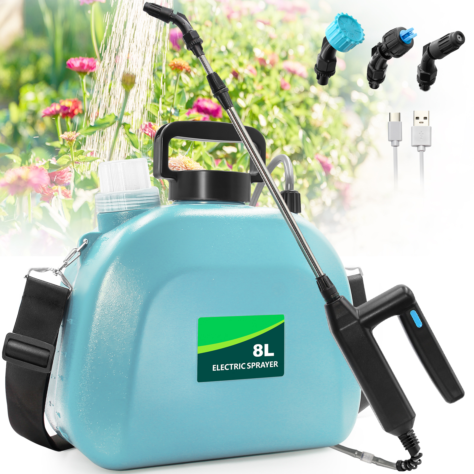 Free Shipping! SideKing Battery Powered Sprayer 2 Gallon Electric ...
