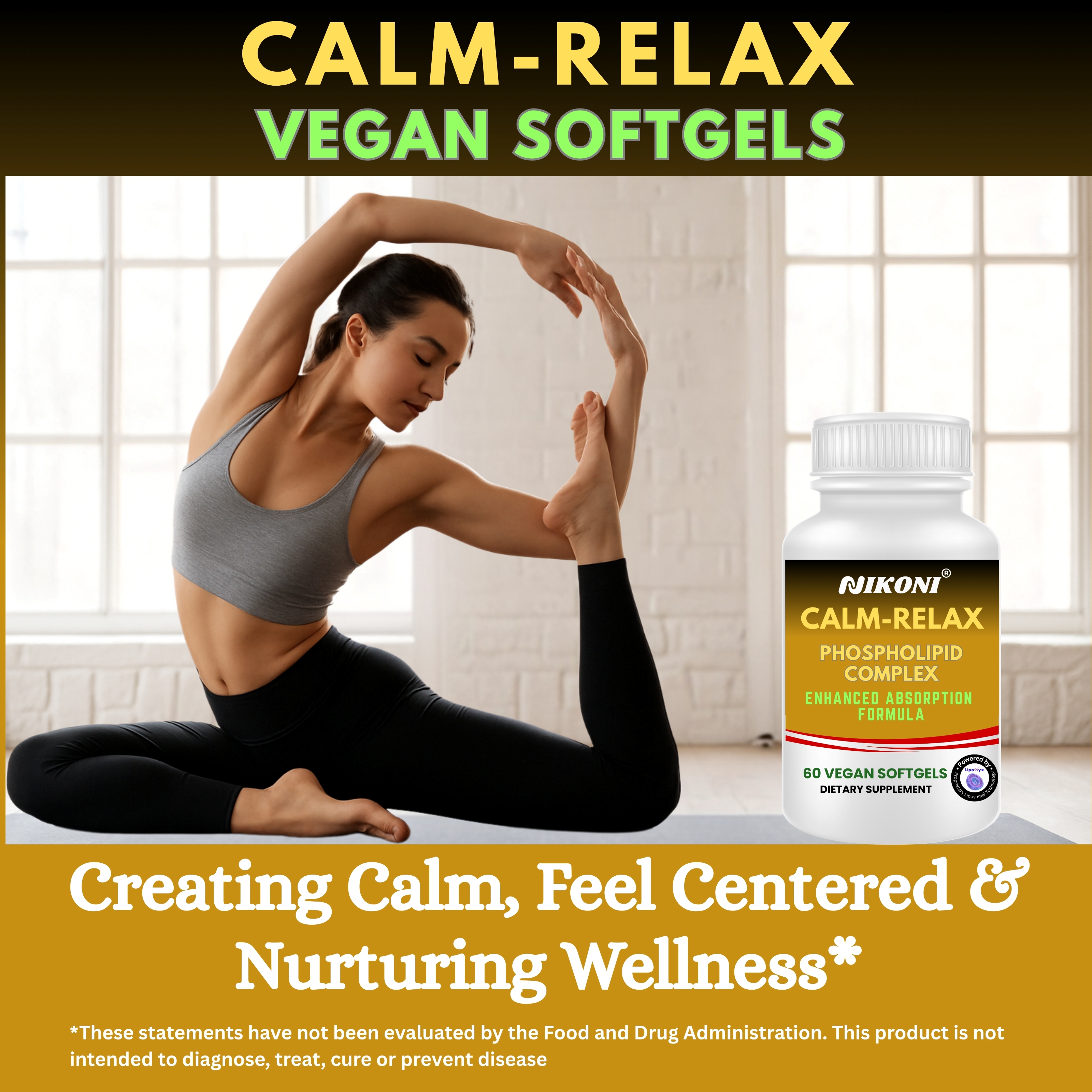 Nikoni Calm Relax Phospholipid Complex Enhanced Absorption Formula ...