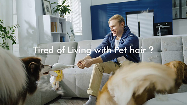 thumbnail video image 2 of Homeika Pet Grooming Kit Vacuum for Pet Hair, Dog Clippers with Suction, 3L Large Capacity Quiet 50dB Professional Groomer for Shedding, Cats, Home Pet Hair Remover,Green, 2 of 9