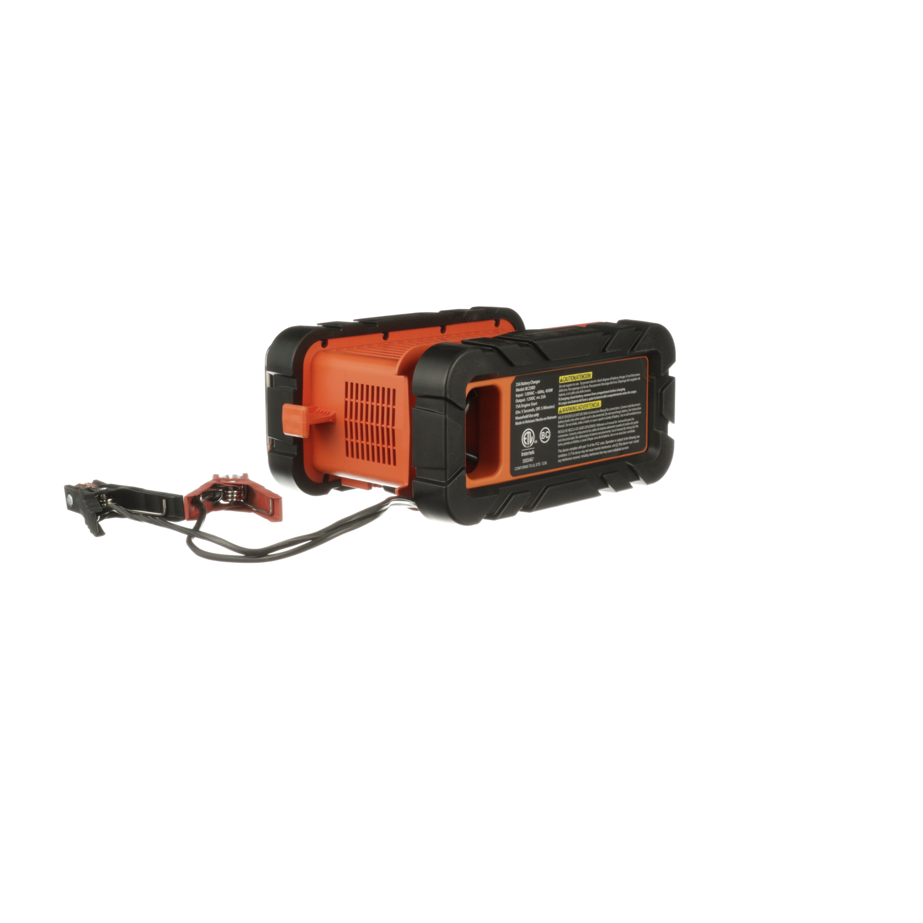 Black + Decker BC25BD 25 Amp Battery Charger with 75 Amp Engine