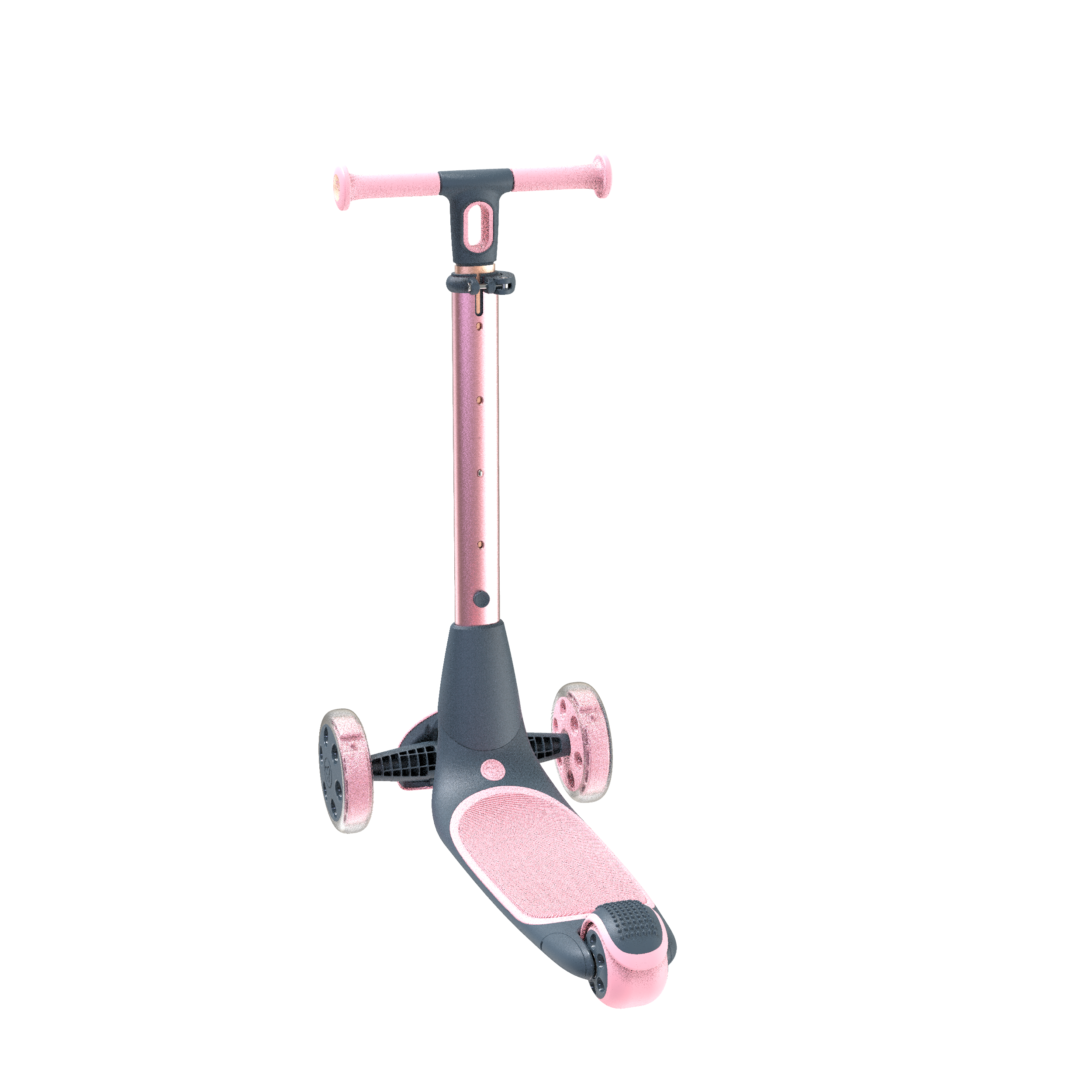 Shop Yvolution Glider Nua Pink 3-Wheel Kids Scooter Light-up 