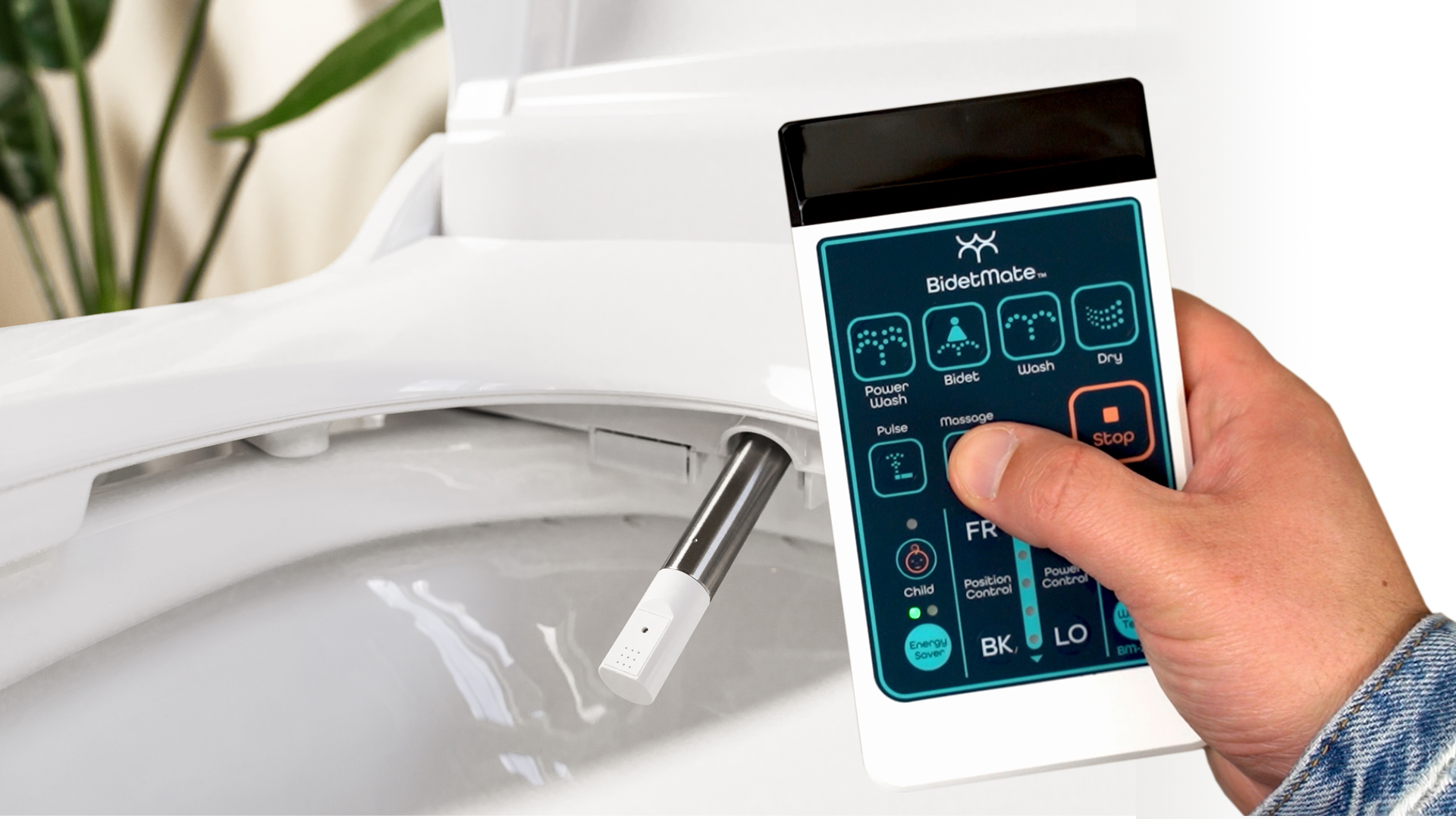 thumbnail video image 2 of BidetMate 2000 Series Smart Heated Toilet Seat with Electric Bidet & Side Controls, with Remote, Elongated, 2 of 12