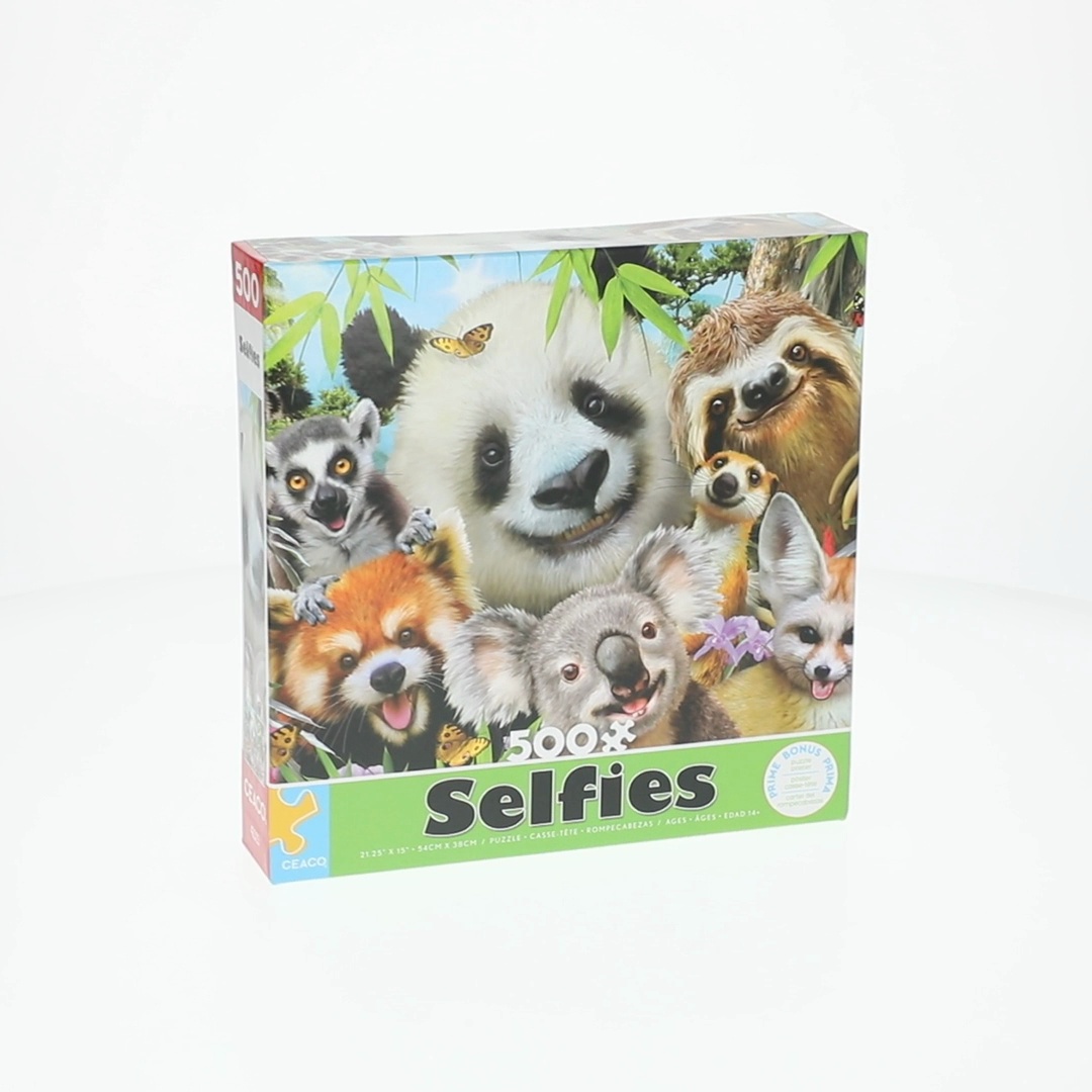 Ceaco 500 Piece Panda and Friends Selfies (Howard Robinson