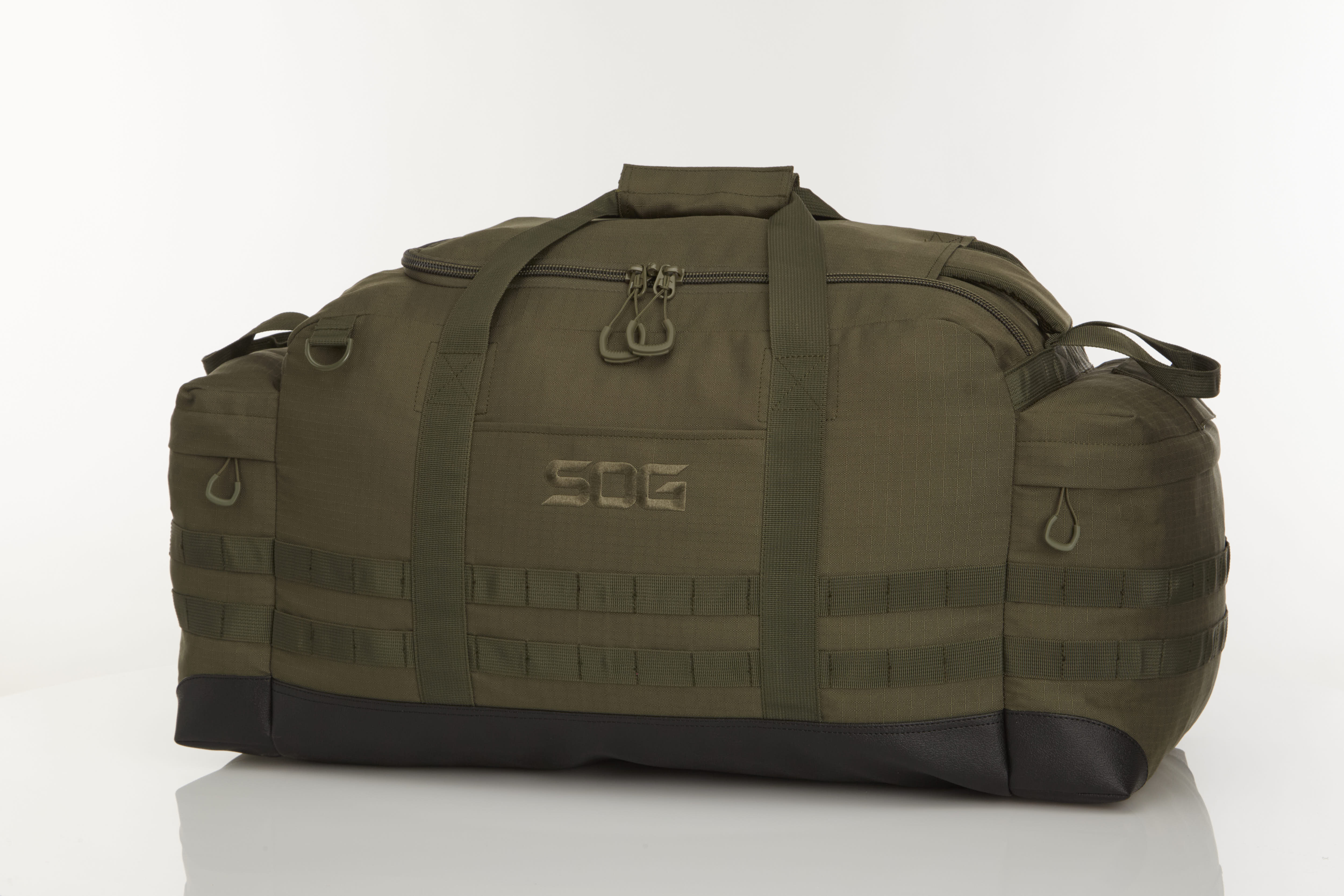 SOG Outbound 12.7 Duffel Backpack with Adjustable Straps, Green