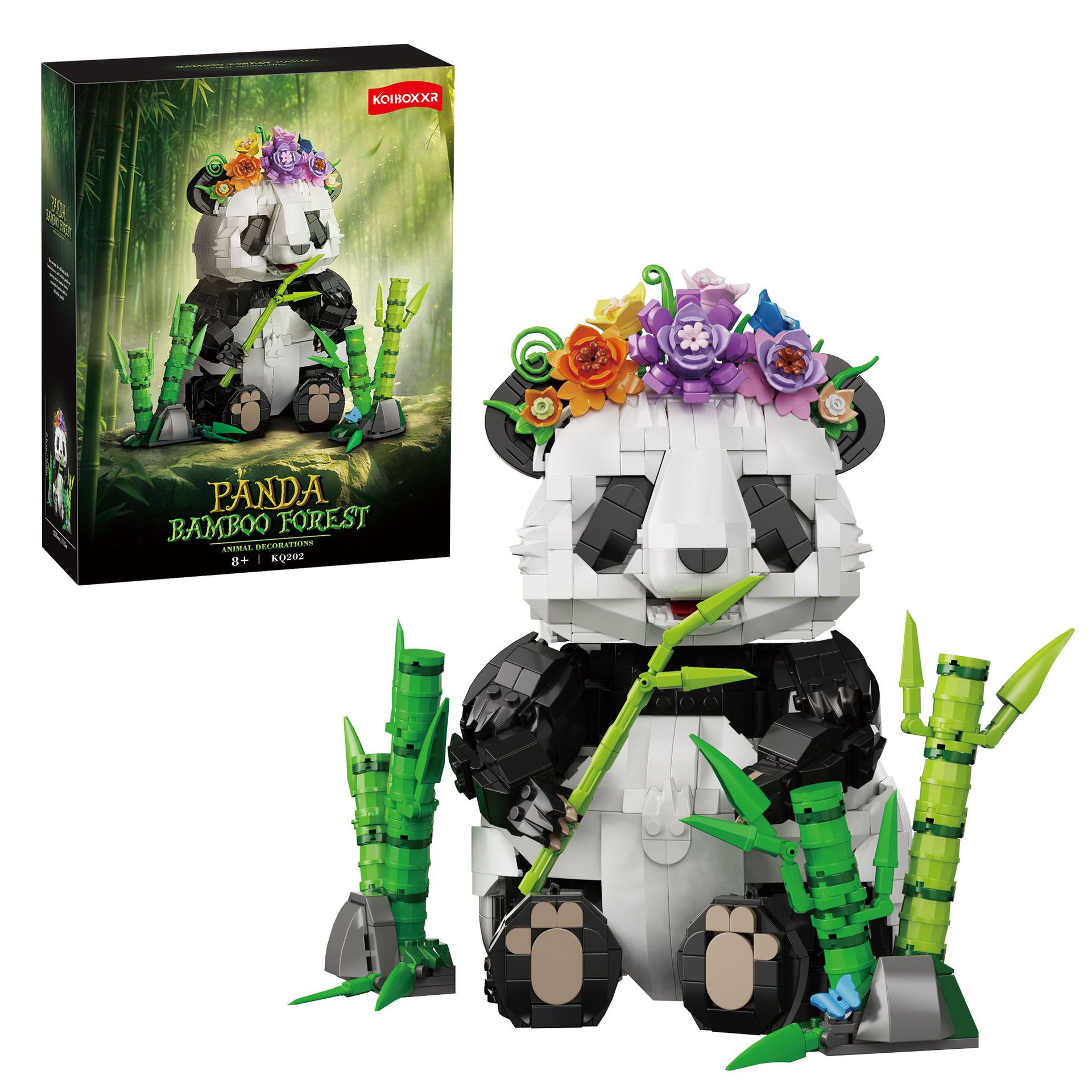 thumbnail video image 2 of Panda Building Toy Kit for Kids, 8 Year Old Girl & Boy Birthday Gifts - 1501PCS, 2 of 8