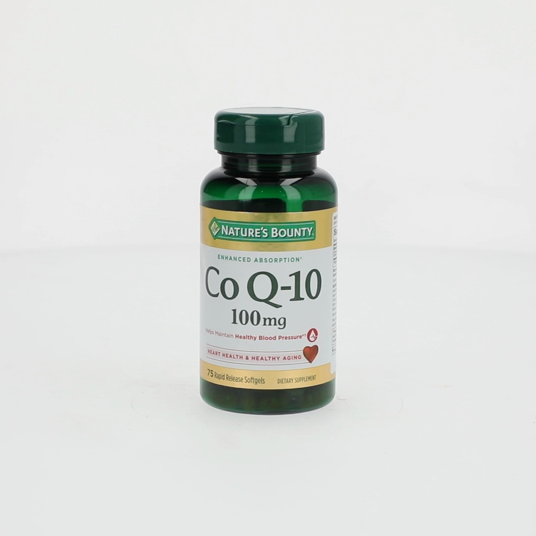 Nature's Bounty, CoQ10 Heart Health Softgels, 100 Mg, 75 Count