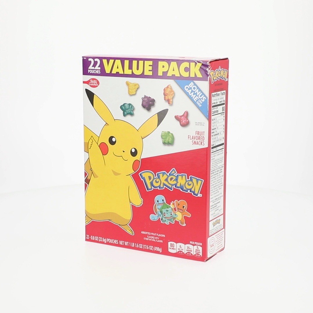 betty crocker pokemon cards Fruit Flavored Snacks, 17.6 oz, 22 Pouches Betty Crocker Pokemon Gluten Free