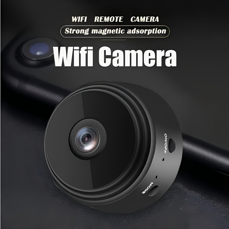 thumbnail video image 2 of Oraolo Indoor Security Camera, 1080P Clear Night Vision, Home Surveillance Camera, Wireless Small Camera for Home Security Monitoring, Black, 2 of 8