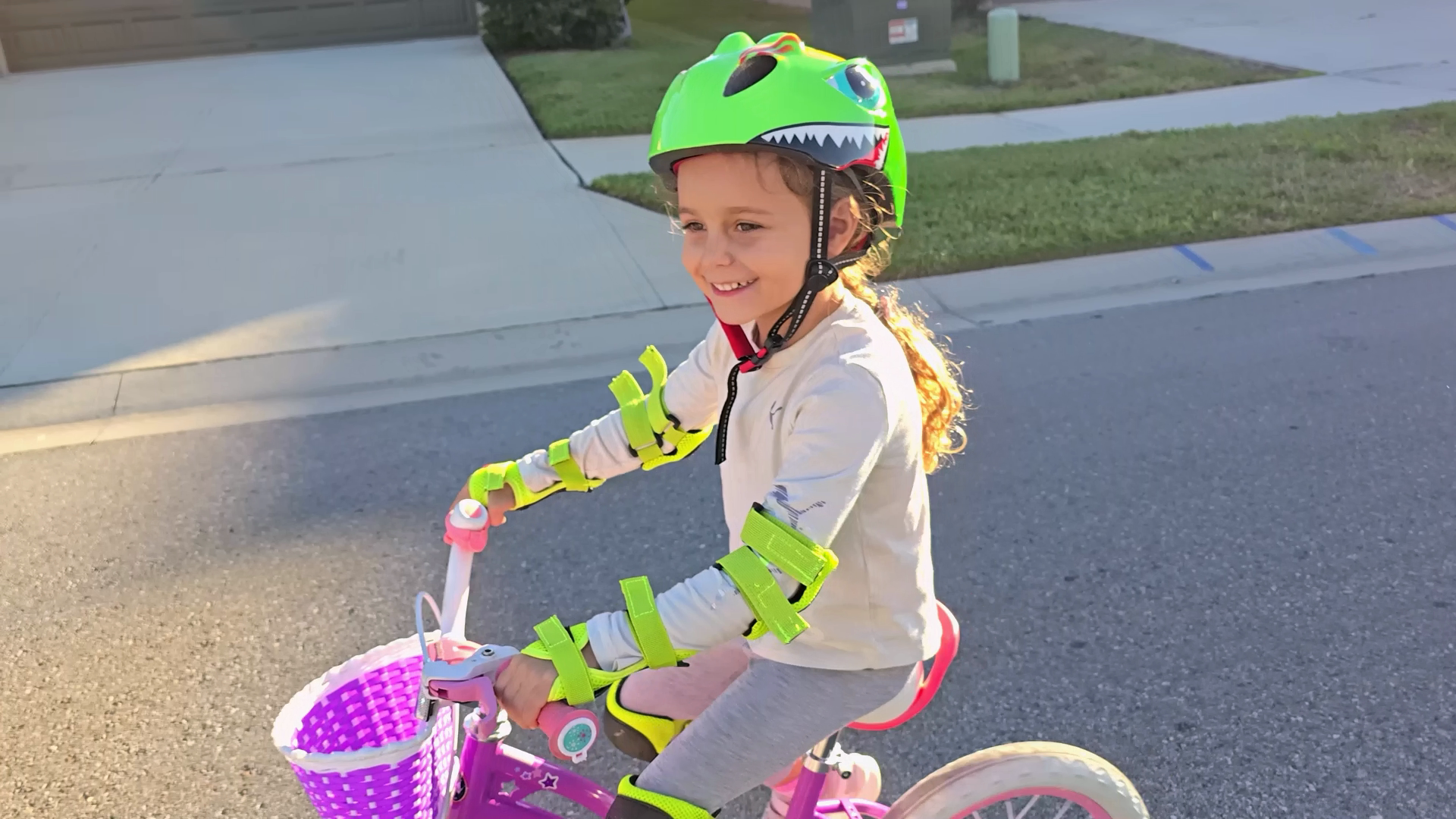 thumbnail video image 2 of VICTGOAL Toddler Kids Bike Helmet Lightweight Children Dinosaur Bicycle Helmet for Boys and Girls Age 3-8 for Multi-Sport Scooter Cycling Skating, 2 of 8