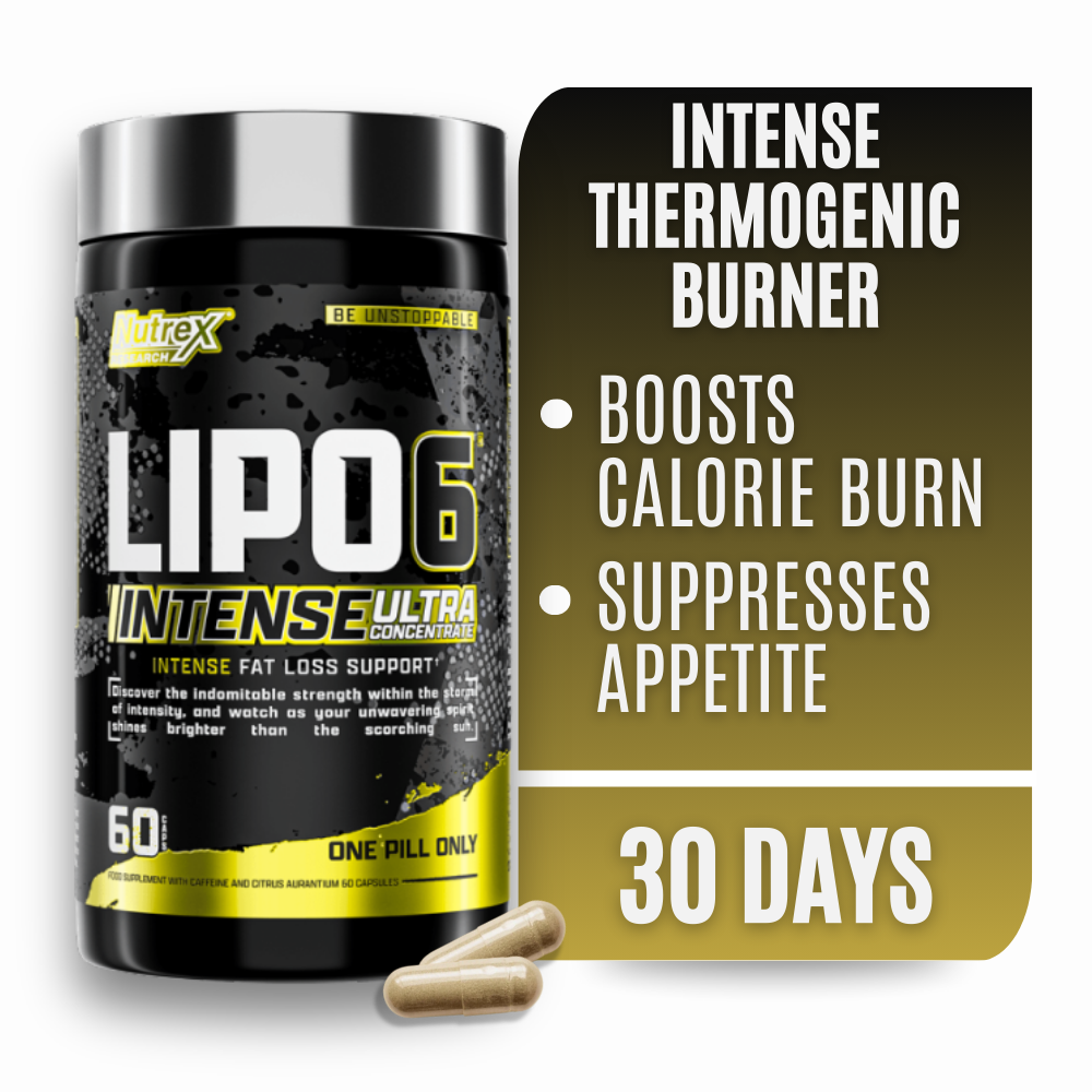 Nutrex Research Lipo-6 Intense UC, Thermogenic Support, 60 Count