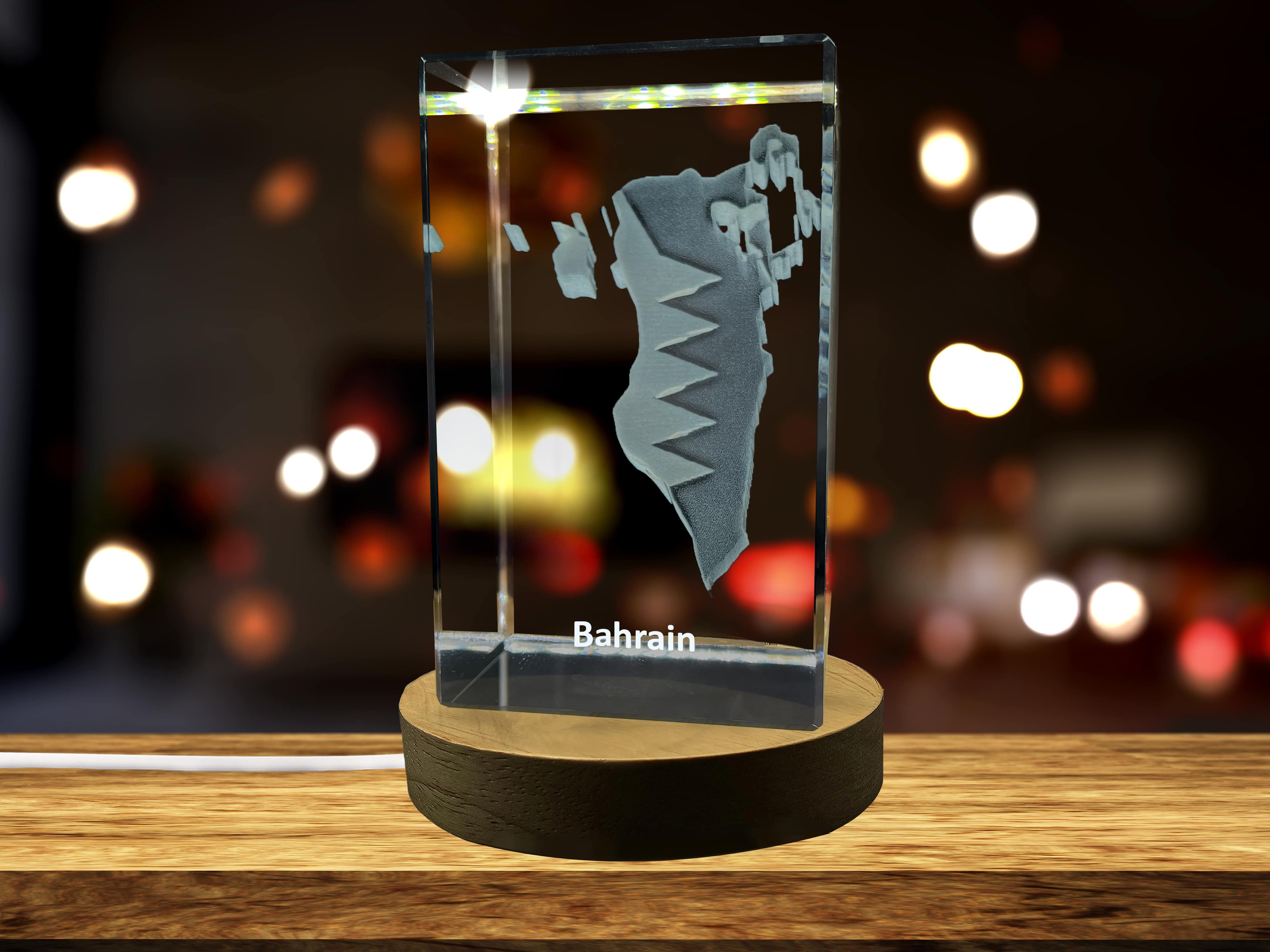 thumbnail video image 2 of Bahrain 3D Engraved Crystal 3D Engraved Crystal Keepsake/Gift/Decor/Collectible/Souvenir, 2 of 7