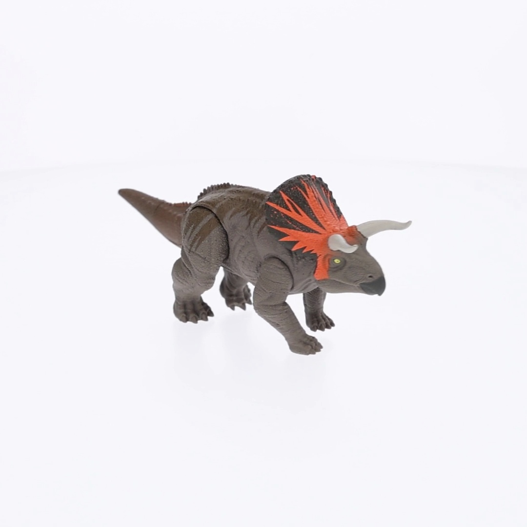 Jurassic World Rebirth Strike Attack Dinosaur Toy, Posable with