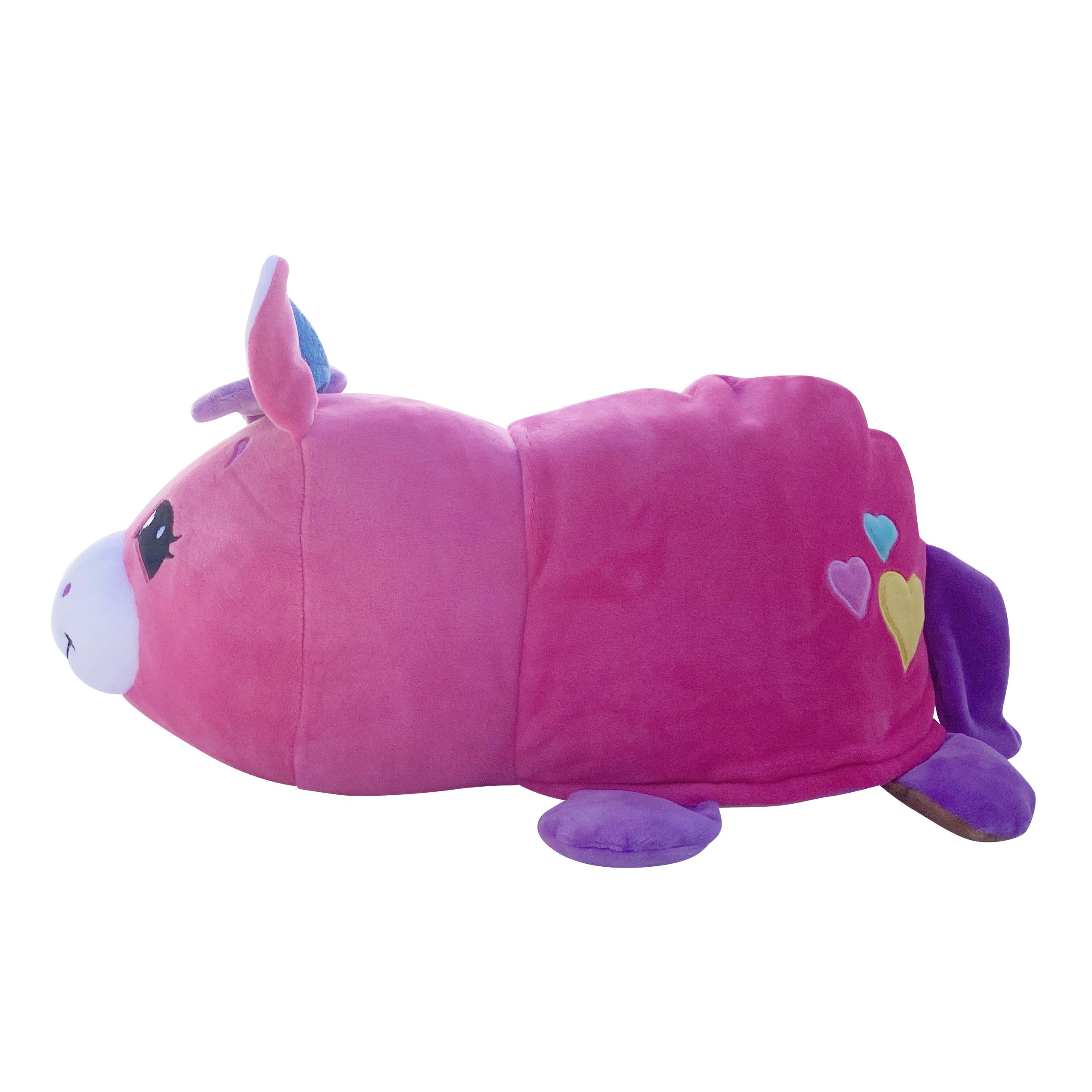 もにまるず うさこ　レア　moni moni ANIMALS Usamomo MC2510 Pink Rabbit Plush Large 13