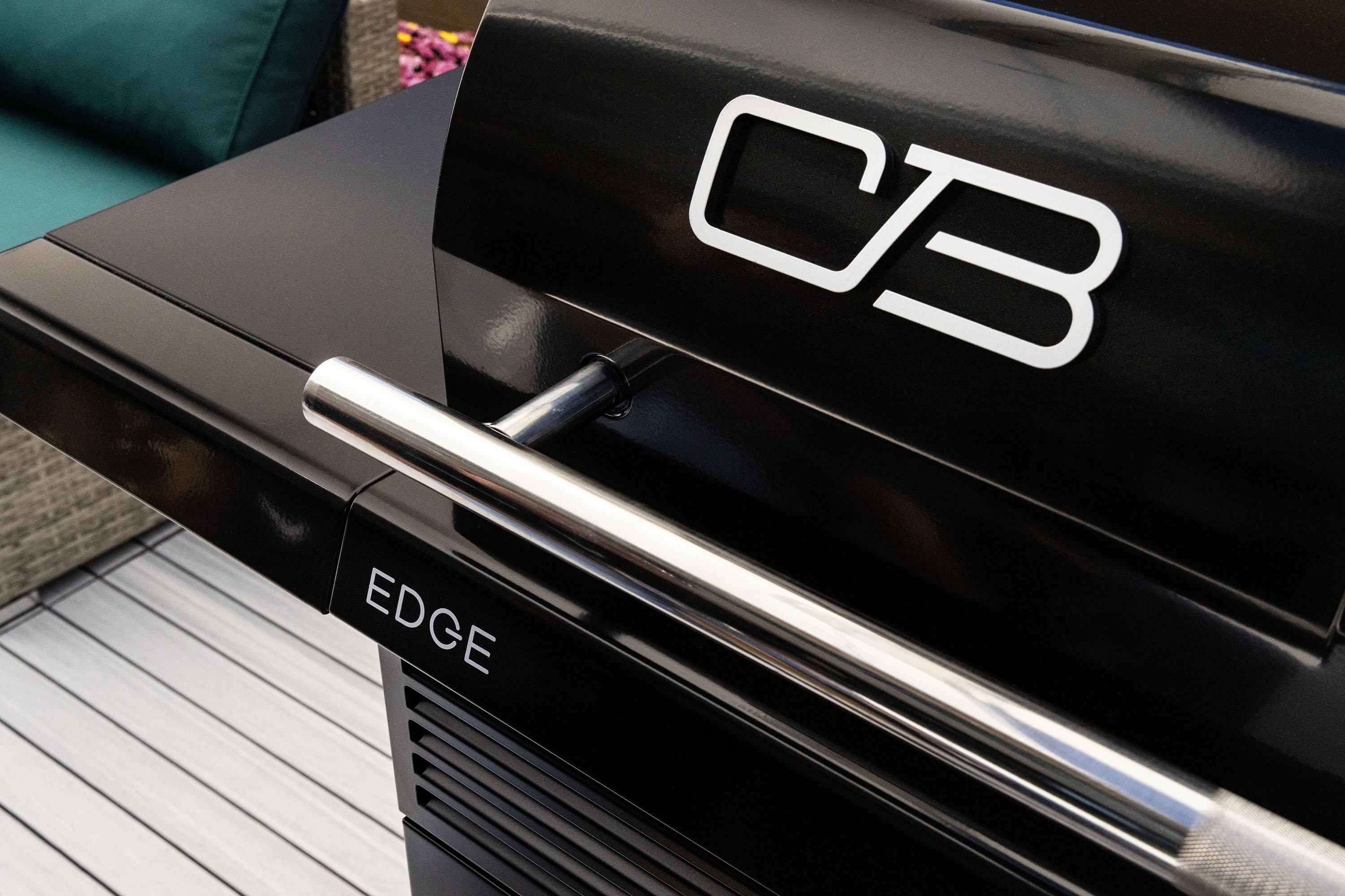 thumbnail video image 2 of Charbroil Electric Grill, Edge 330 Square Inch Grill with Cabinet and Side Shelves, Black, 2 of 11