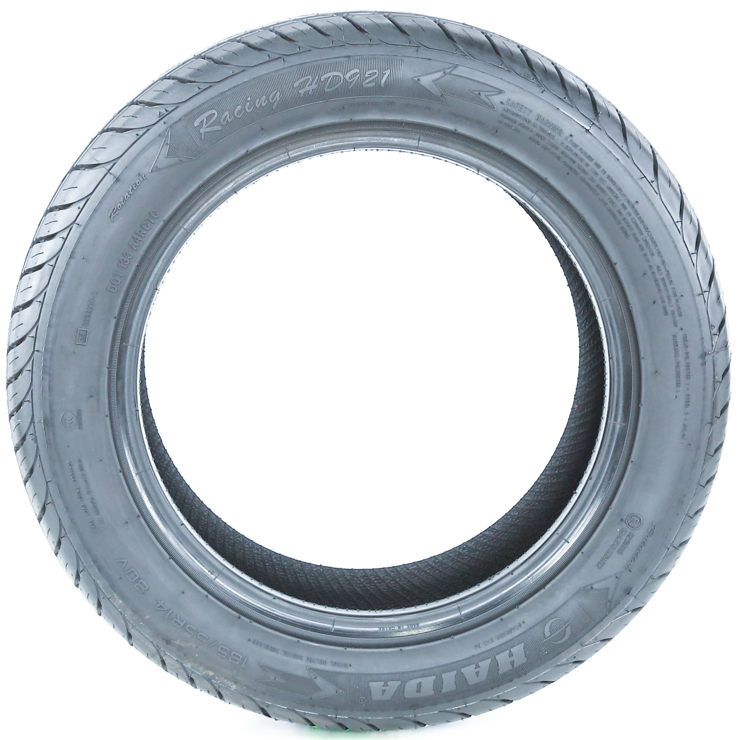 Haida, Performance Summer Tire, 185/55R14, 80V, Black - Walmart.com