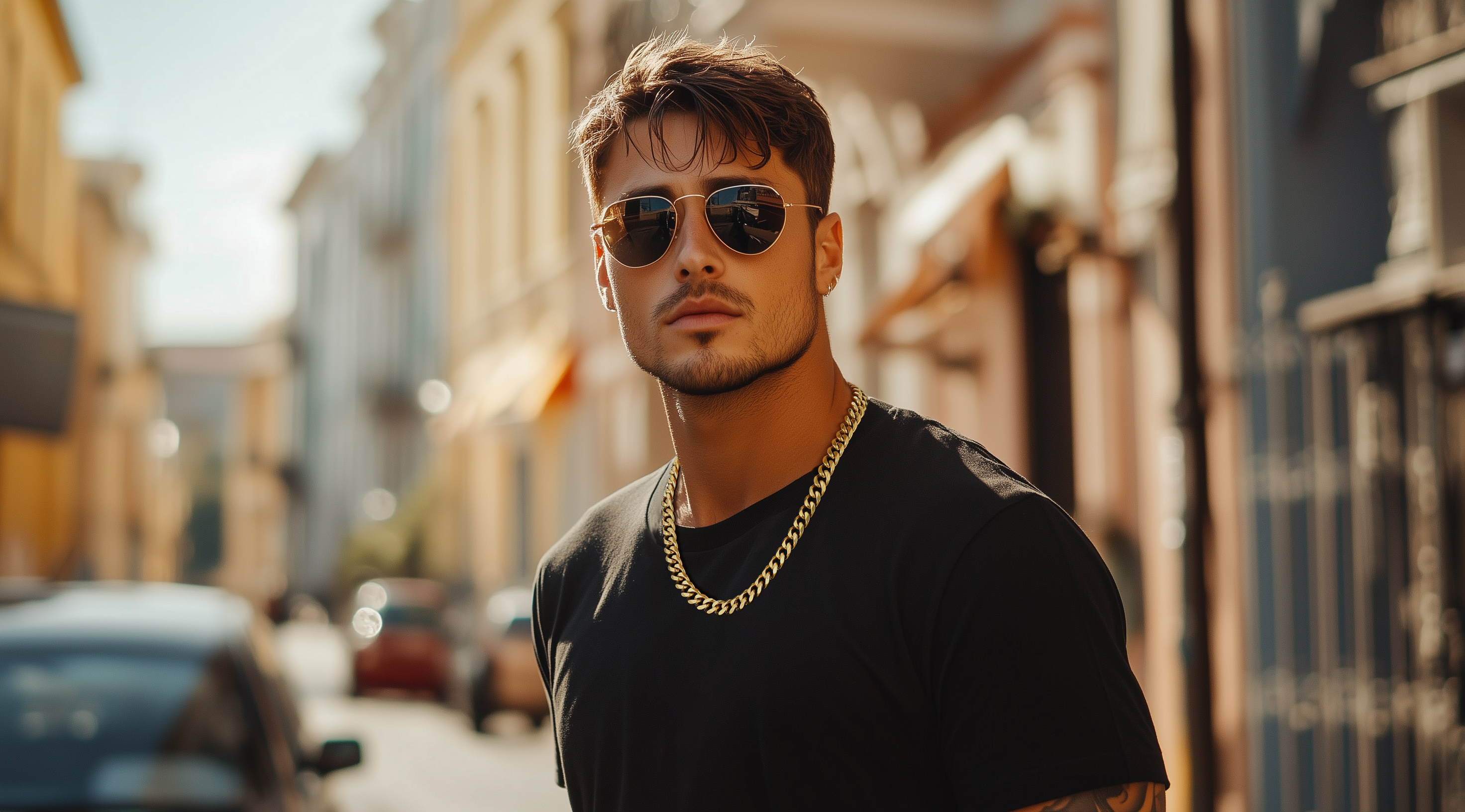 thumbnail video image 2 of ChainsProMax Mens Stainless Steel Necklace 3mm 20 inch Cuban Link Chain Mens Neck Chain, 2 of 8