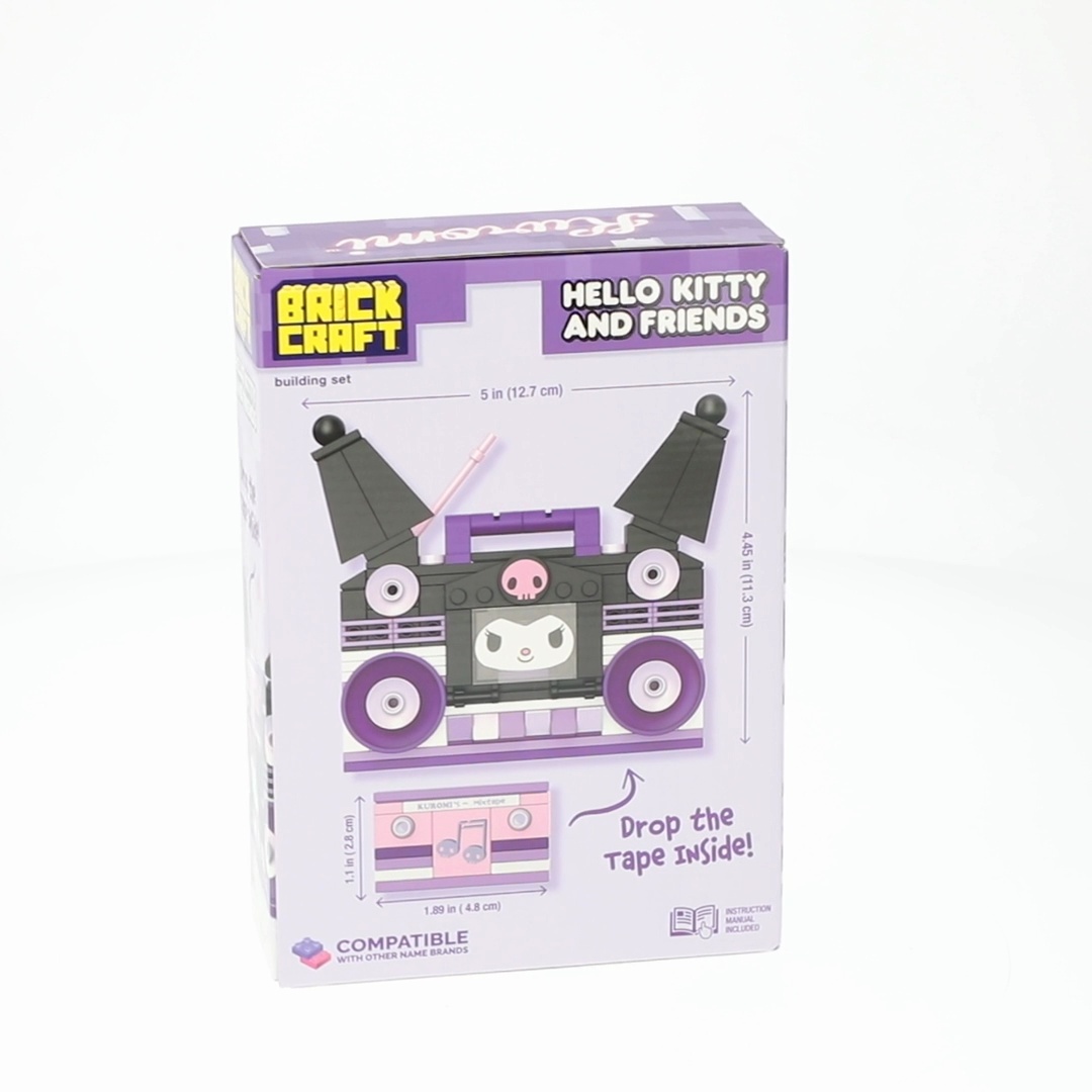 Brickcraft Hello Kitty and Friends Kuromi Boombox Building Kit