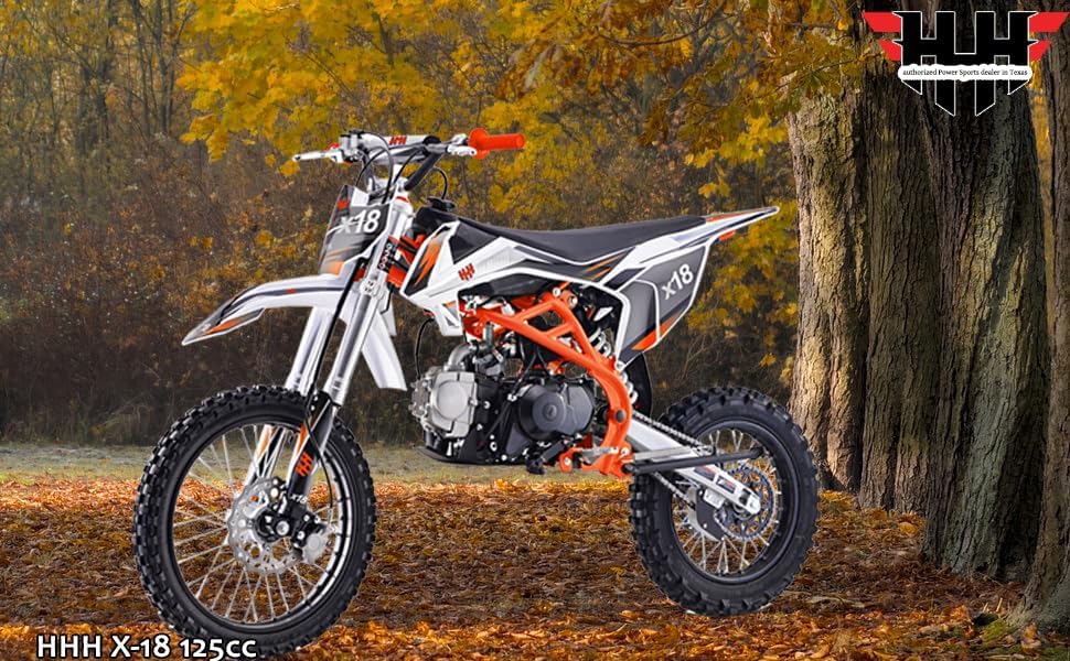 HHH MR22 125cc Dirt Bike Racing MR22 Dirtbike 125cc 4 Speed Manual