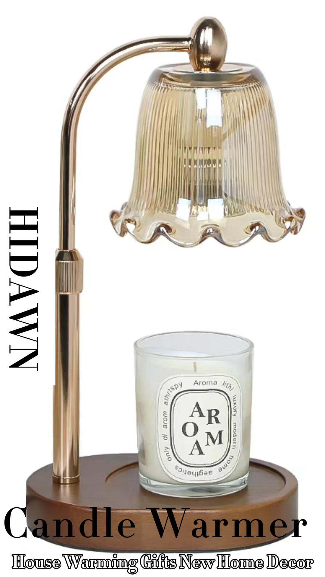 thumbnail video image 2 of HIDAWN Candle Warmer Lamp with Timer Dimmable,Adjustable Height,Wax Melt Warmer for Jar Candles with 2 Bulbs,Birthday Gifts for Women Mom, House Warming Gifts New Home Decor（Candles Not Included）, 2 of 10