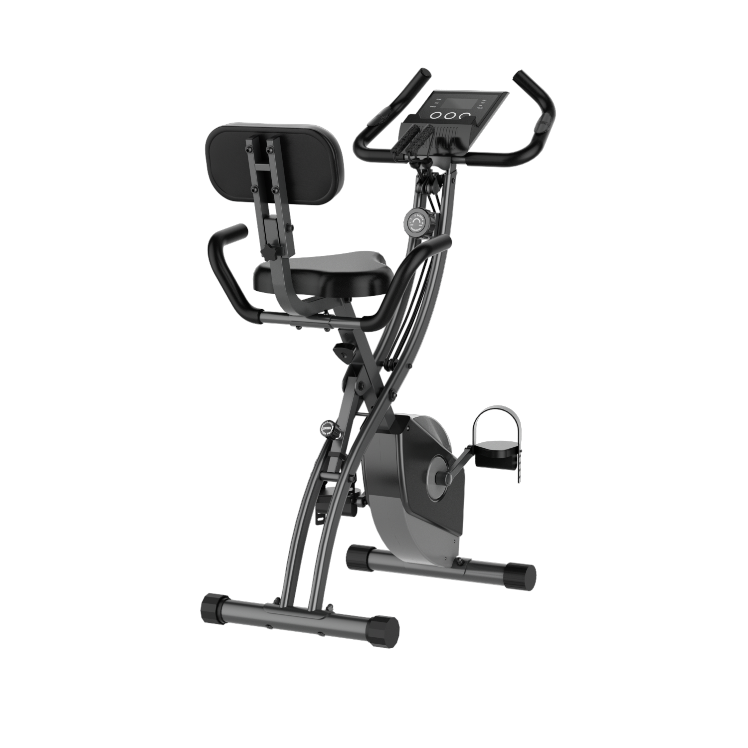 MaxKare 3-in-1 Exercise Bike Quiet Folding Magnetic Stationary