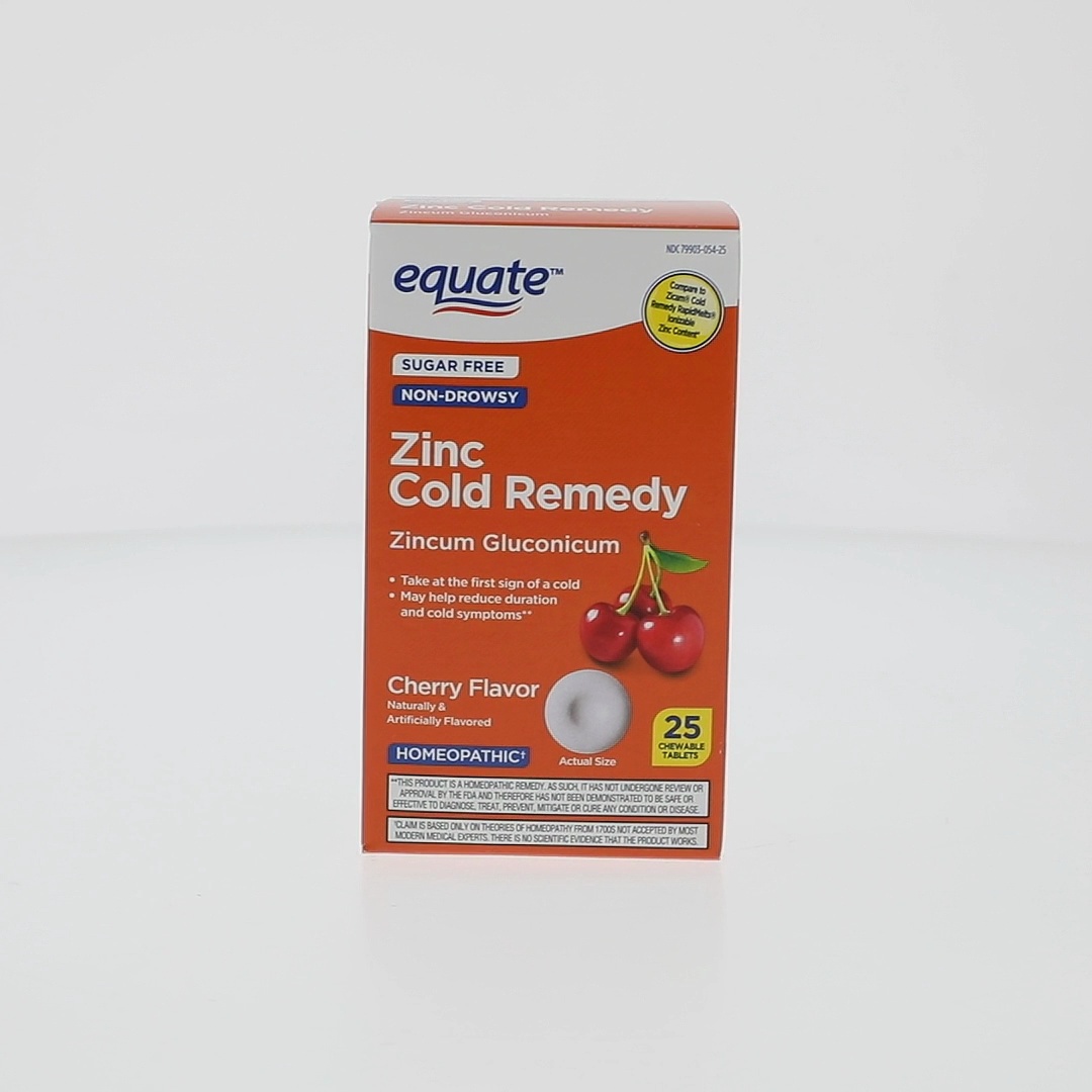 健康・医学 Cokumico Equate Zinc Cold Remedy Chewable Tablets, Non-Drowsy, Cherry