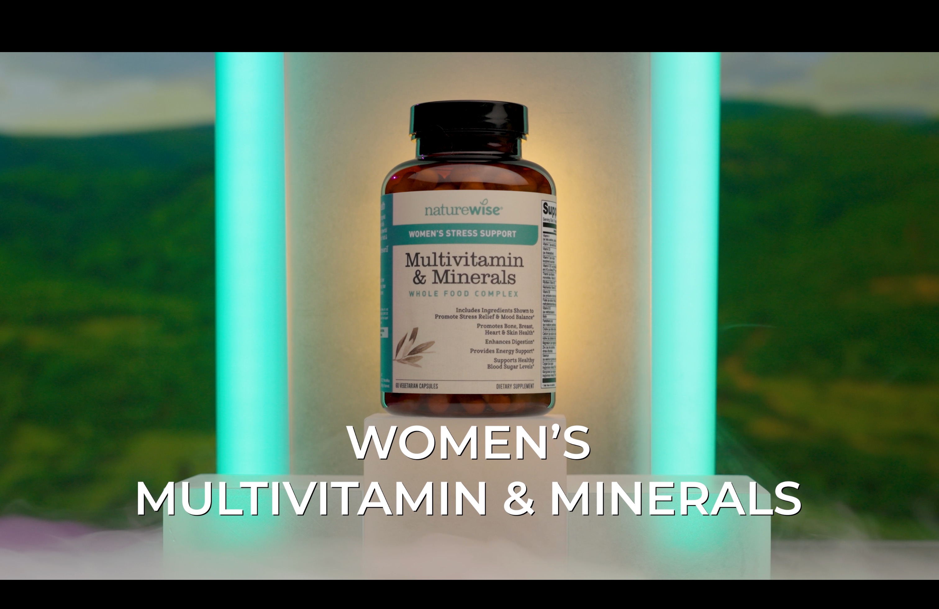 thumbnail video image 2 of NatureWise Multivitamin for Women Stress Support & Natural Minerals - 60 Ct[30-Day Supply], 2 of 12