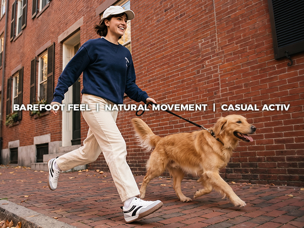 thumbnail video image 2 of HOBIBEAR Barefoot Shoes with Wide Toe Box and Zero-Drop Design for Comfortable Fashion Sneakers - Men and Women, 2 of 7