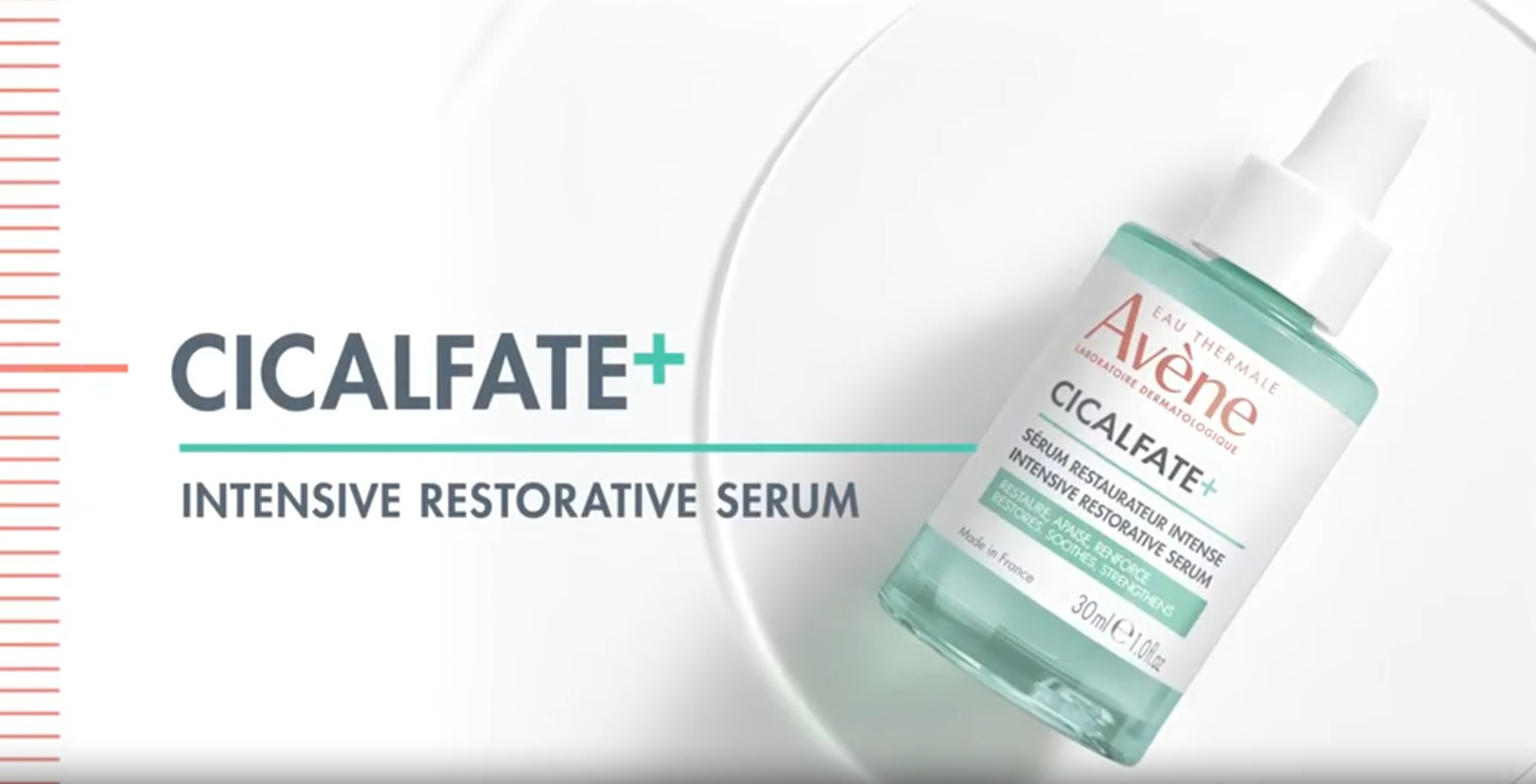 thumbnail video image 2 of Avene Cicalfate+ Intensive Restorative Serum - Restores & Strengthens Skin Barrier - Face Barrier Serum with Pro-Vitamin B5 for Dehydrated Skin, 1.0 fl oz, 2 of 9