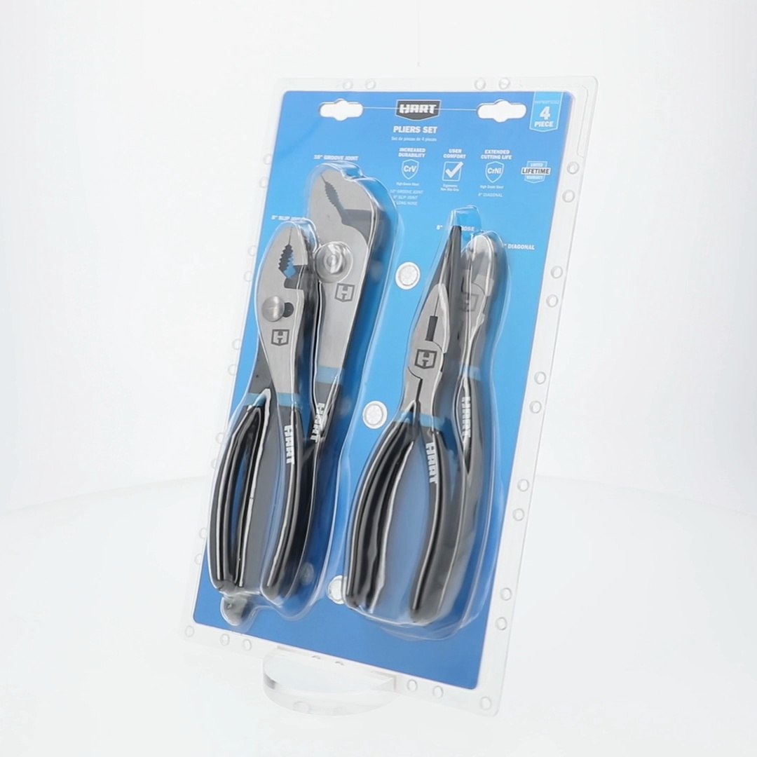 HART 4-Piece Pliers Set - Walmart.com