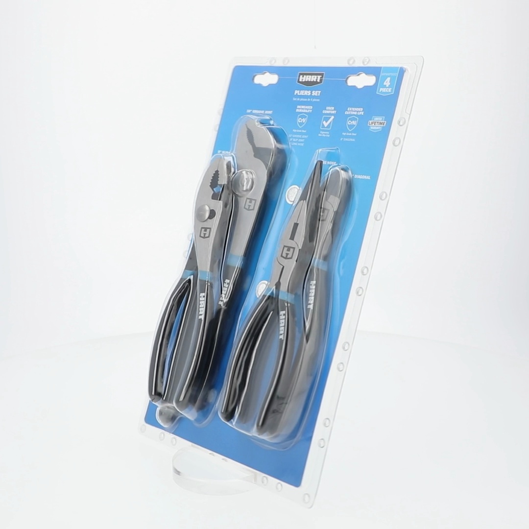 HART 4-Piece Pliers Set - Walmart.com