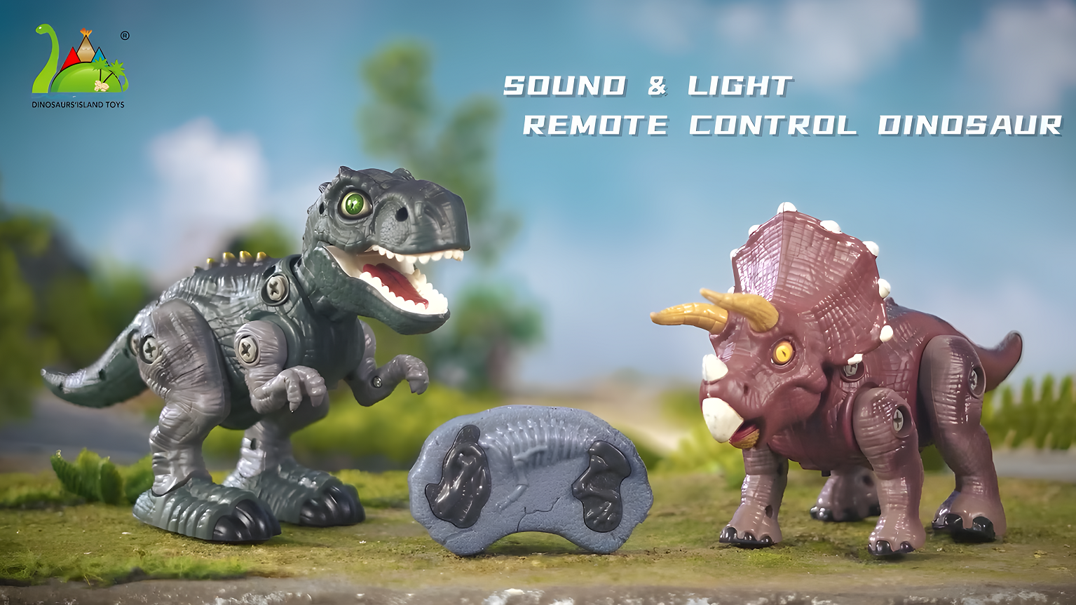 Hand Control Toy KiddiTouch Remote Control Dinosaur Toy, Assemble Dinosaur with Hand ...