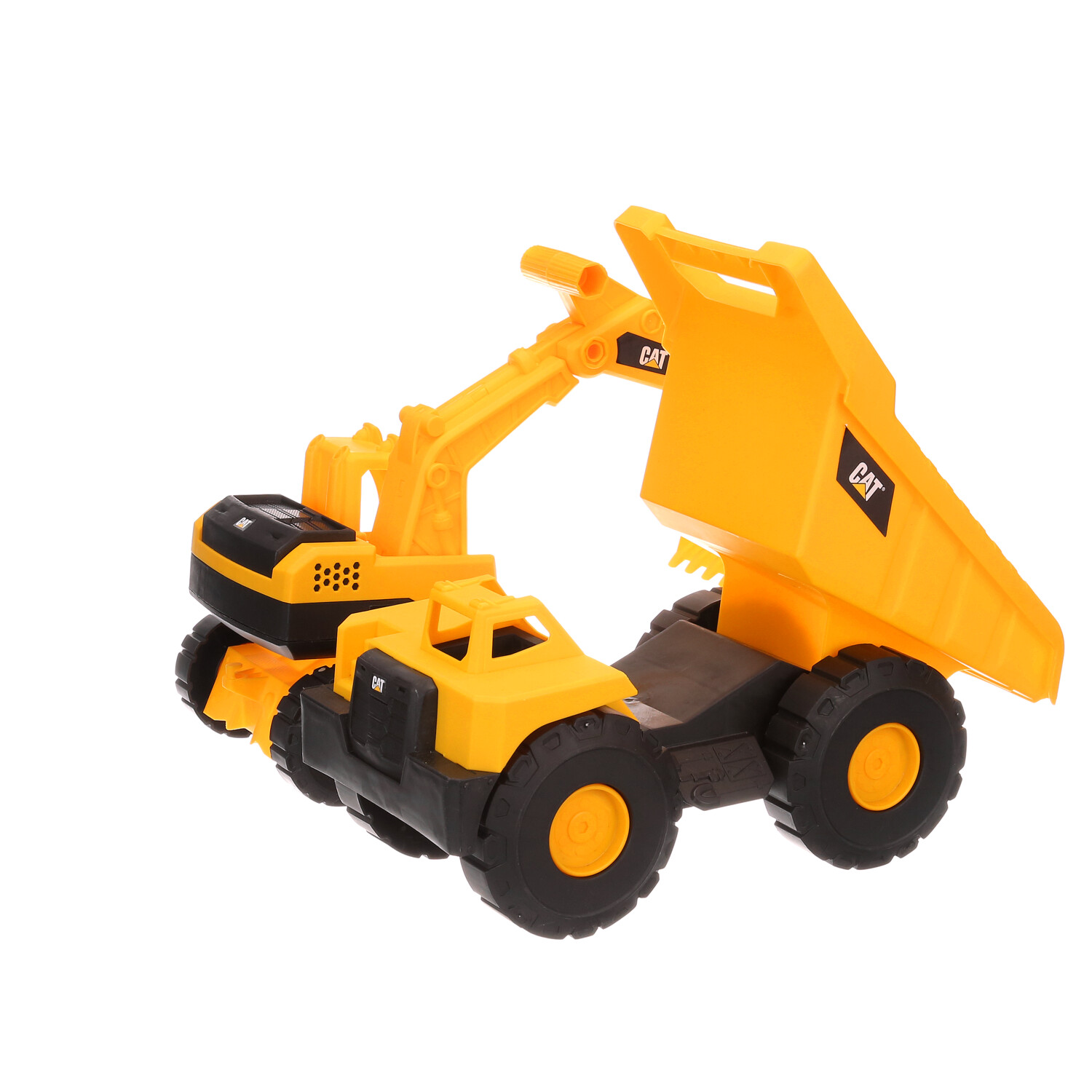 Caterpillar Tough Rigs Dump Truck and Excavator 2PK - Walmart.com