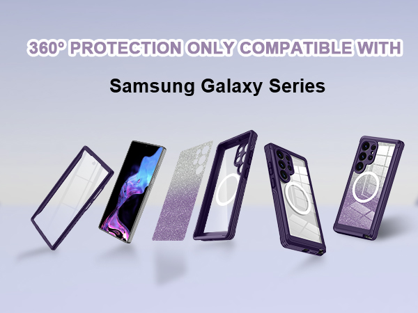 thumbnail video image 2 of Casetego for Samsung Galaxy S25 Magnetic Case,[Compatible with MagSafe] Full Body Shockproof with Built-in Screen Protector Drop Protective Phone Cover,Gray, 2 of 9