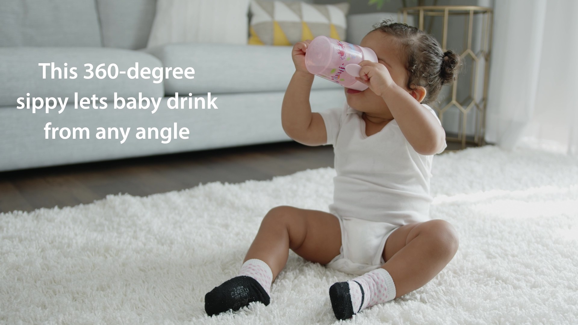 thumbnail video image 3 of Dr. Brown's Milestones Cheers 360 Cup Spoutless Transition, Travel Friendly & Leak-Free, Green / Blue, 10 oz/300 ml, 2 Pack, 3 of 25