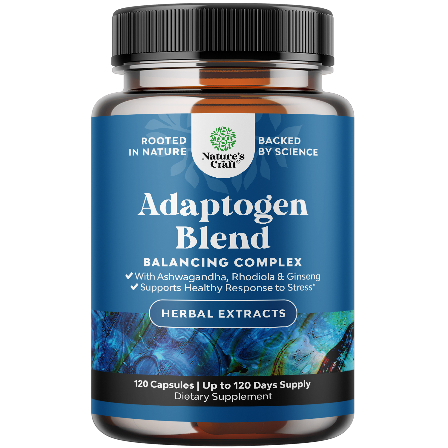 thumbnail video image 2 of Natures Craft Herbal Adaptogenic Mood Support Supplement for Stress & Cortisol Management, 120 Ct, 2 of 10