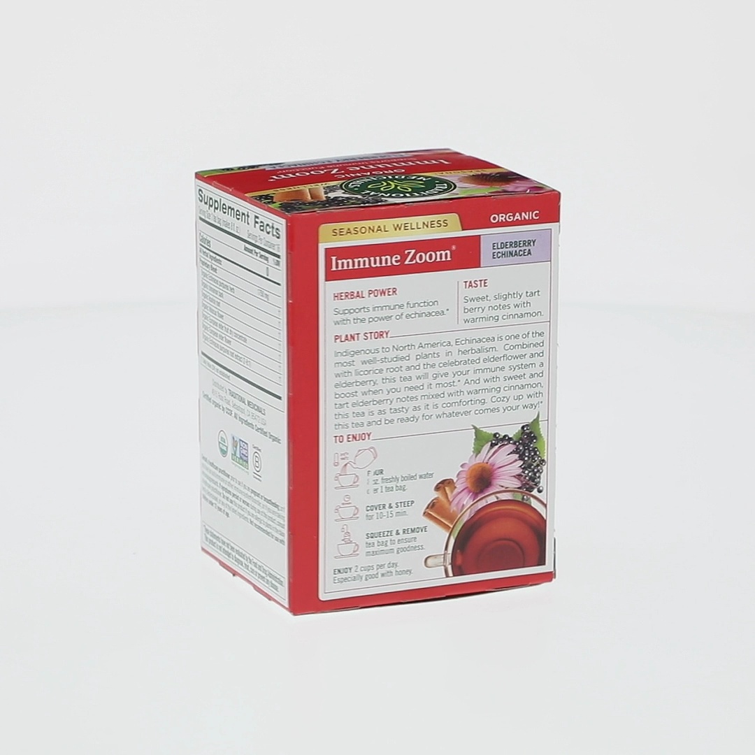 Traditional Medicinals Organic Elderberry Echinacea Herbal Tea