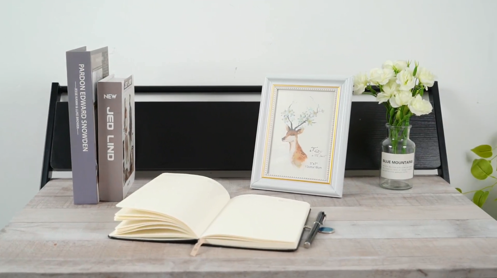 thumbnail video image 2 of DAZLUTE Grey Wood Peel and Stick Wallpaper 17.71" x 118", Self Adhesive Wallpaper, Wood Plank Removable Contact Paper, 2 of 7