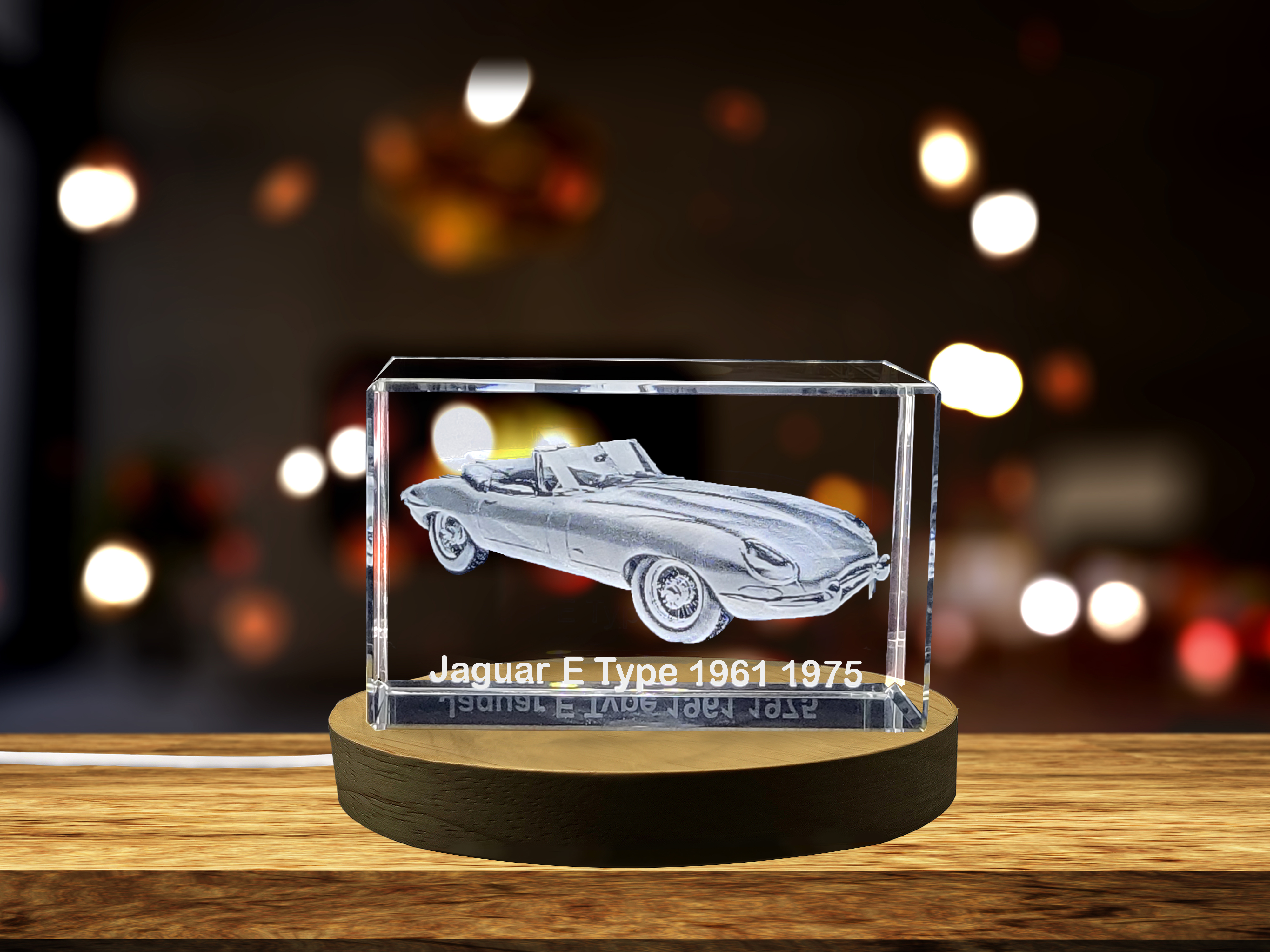 thumbnail video image 2 of Timeless Beauty: Jaguar E-Type (1961–1975) - 3D Engraved Crystal Tribute, 2 of 7
