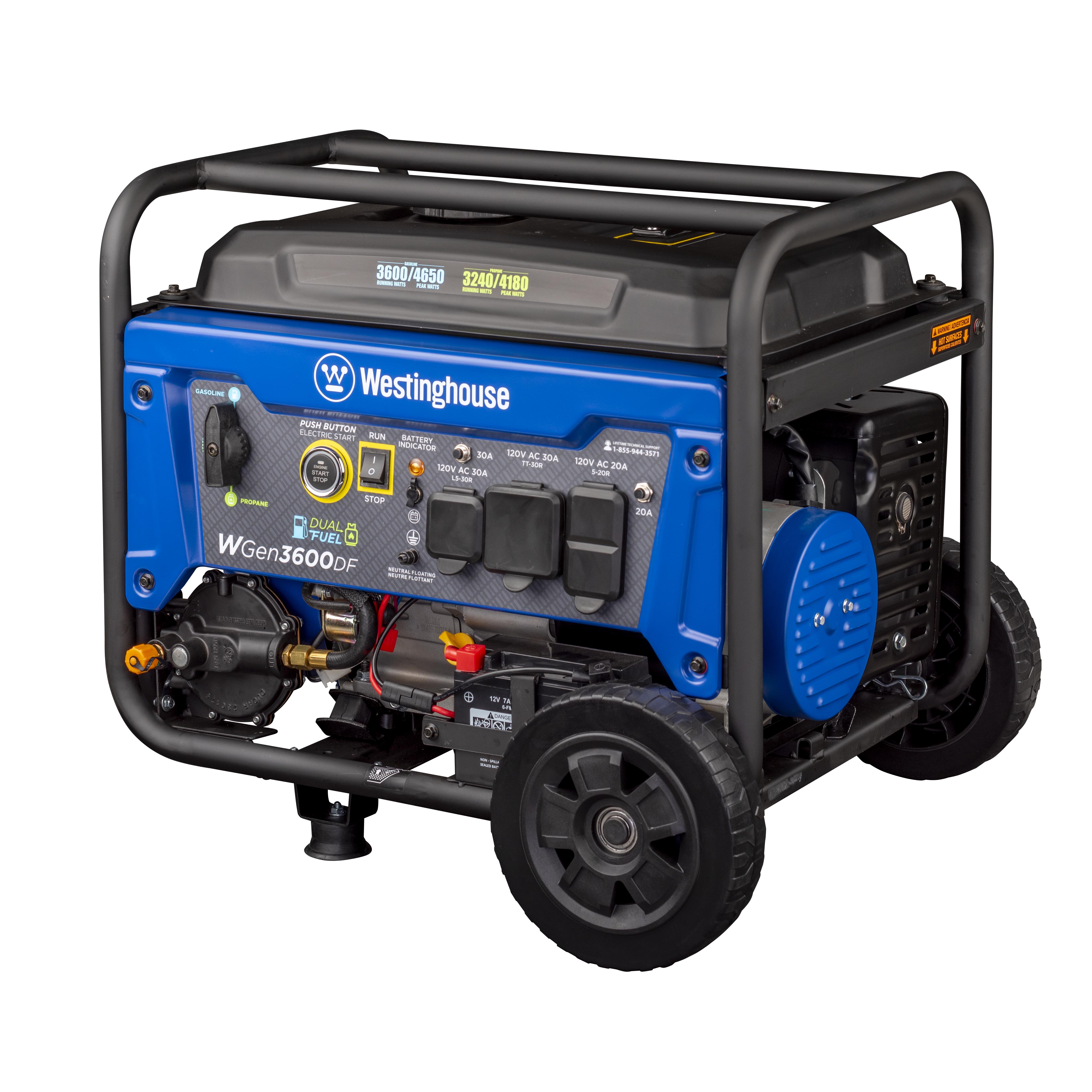 Westinghouse, WGen3600DF Generator - Dual Fuel