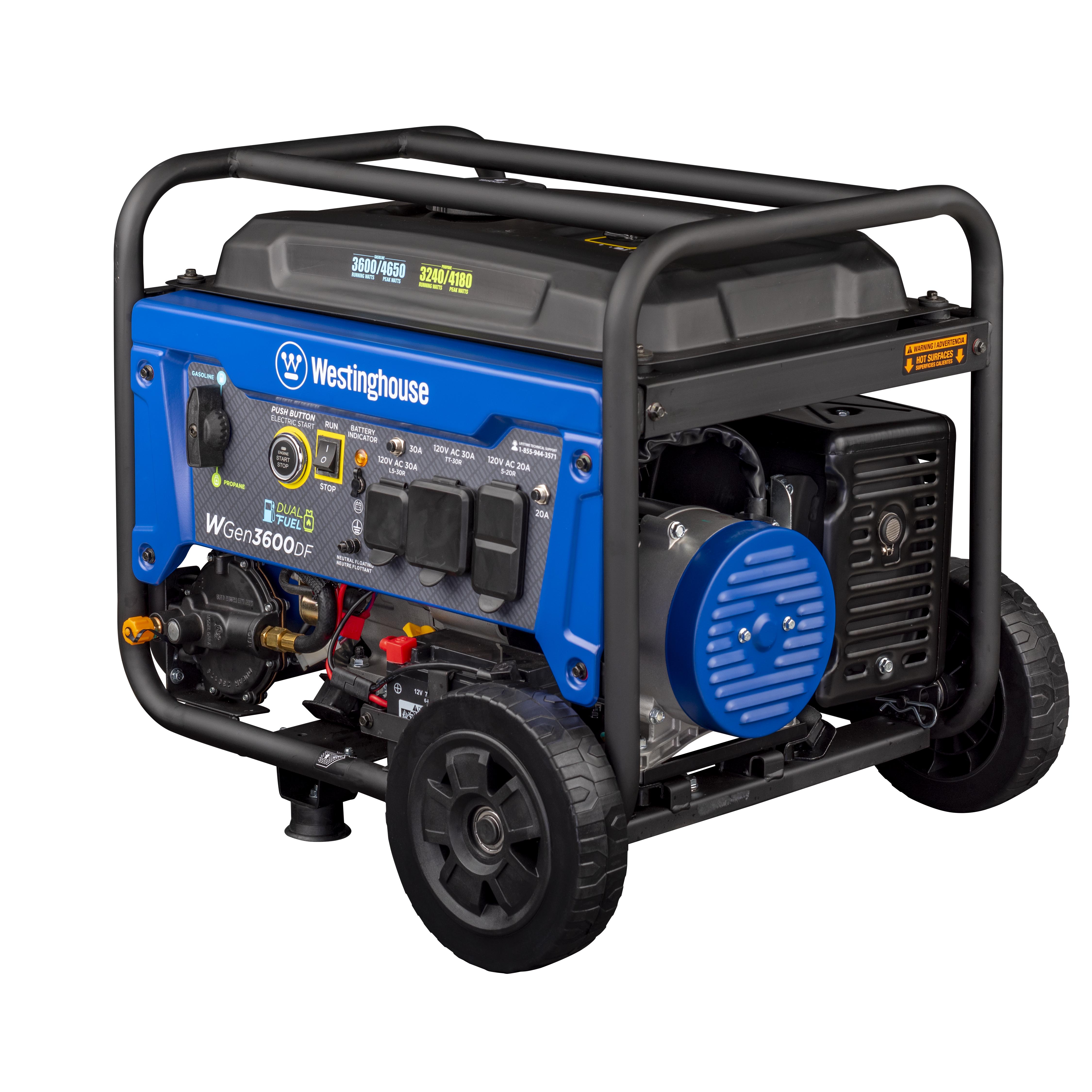 Westinghouse, WGen3600DF Generator - Dual Fuel