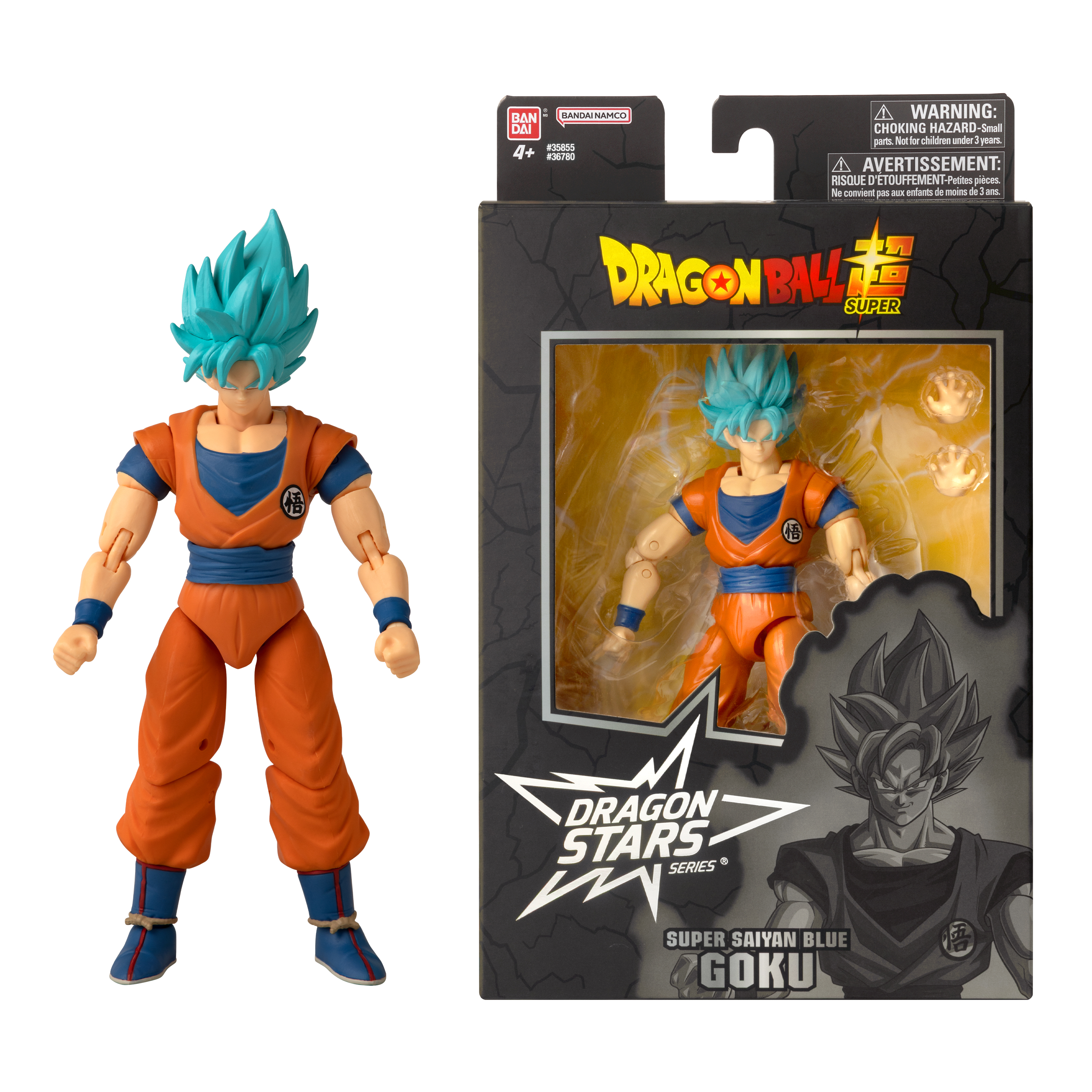 Dragon Ball Super Stars Action Figure - Super Saiyan Blue Goku V2