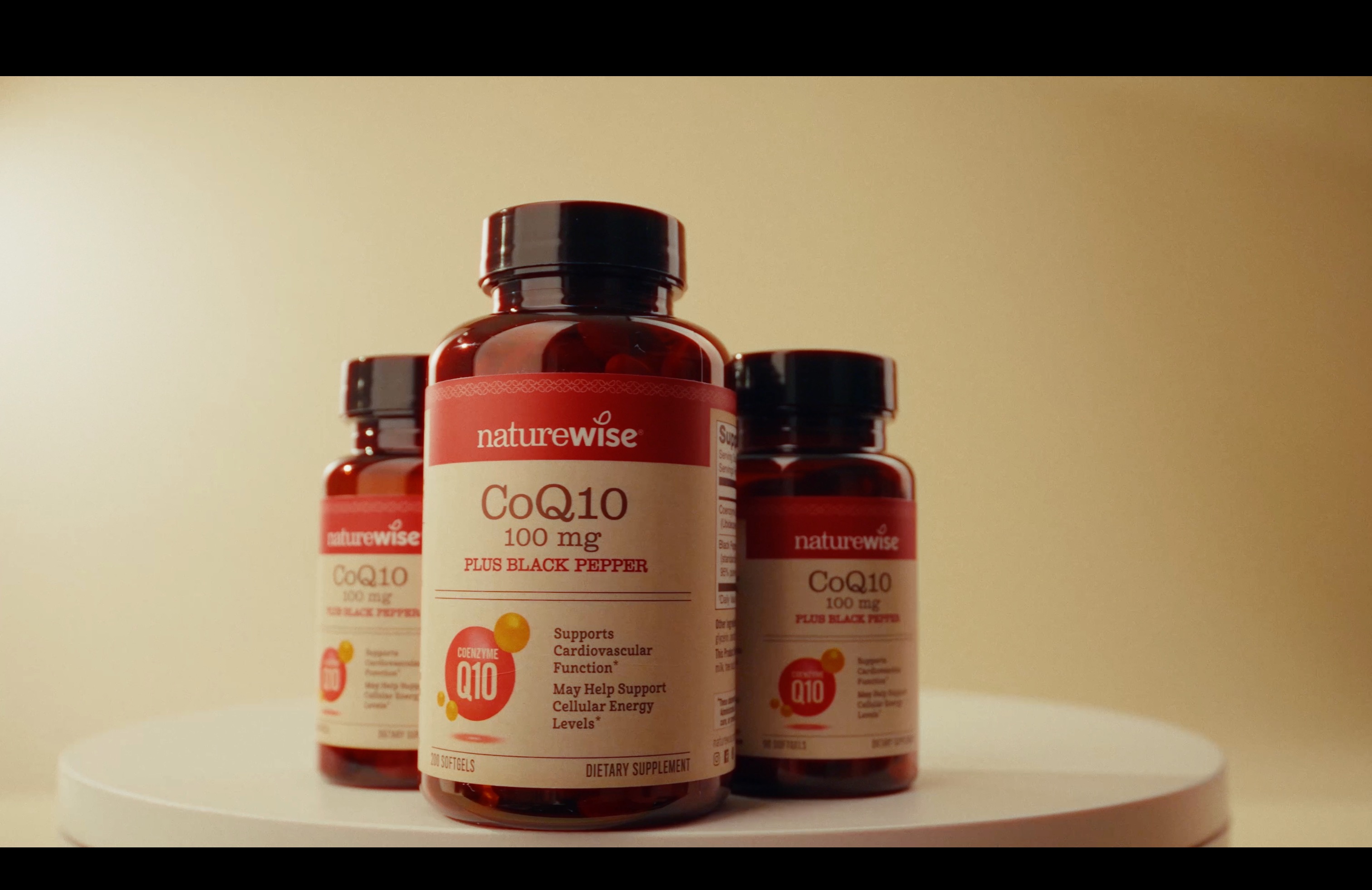 thumbnail video image 2 of NatureWise CoQ10 100mg + Black Pepper, High Absorption - 30 Softgels[30-Day Supply], 2 of 12